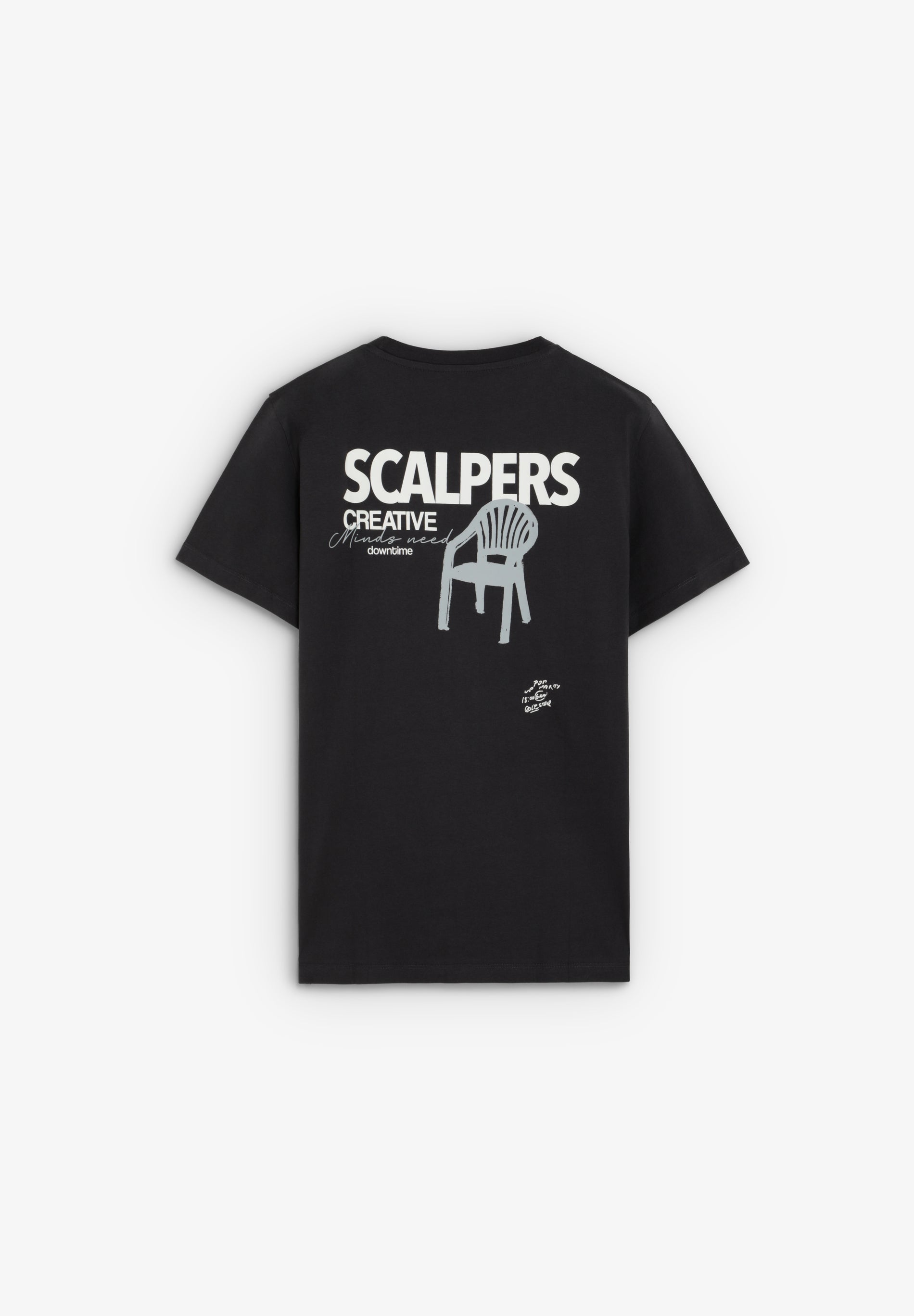 REGULAR FIT CONTRAST PRINT T-SHIRT