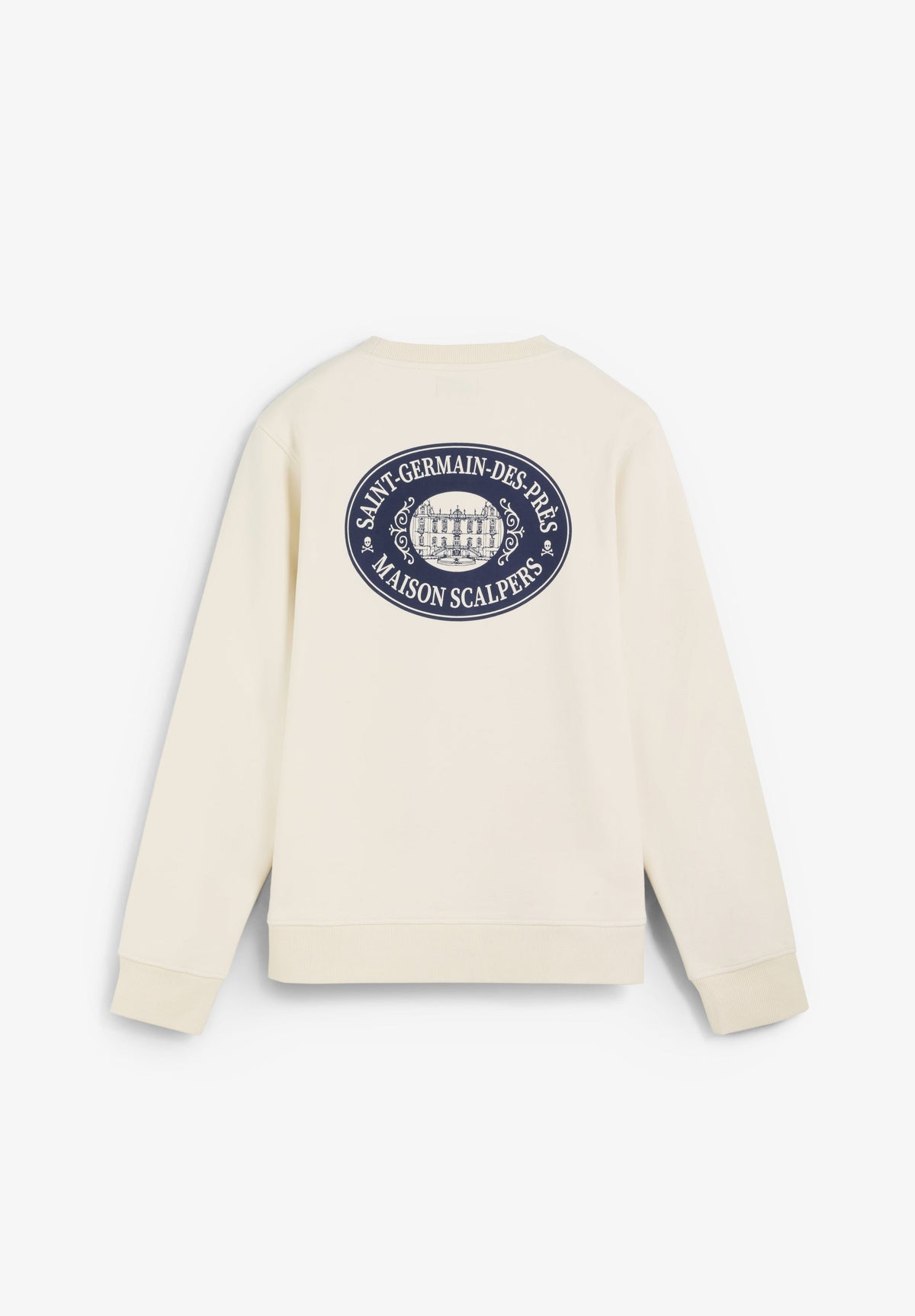 CONTRAST PRINT SWEATSHIRT