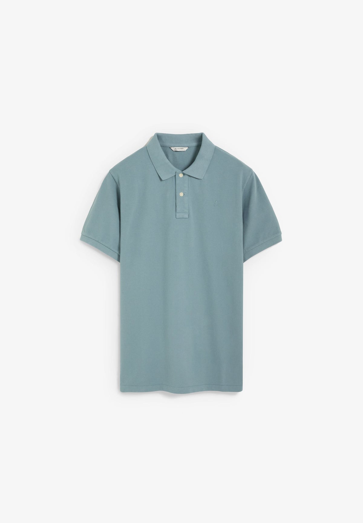 PIQUÉ POLO SHIRT WITH TONAL SKULL
