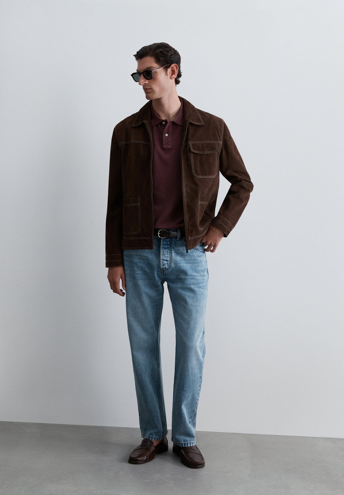 PIQUÉ POLO SHIRT WITH TONAL SKULL