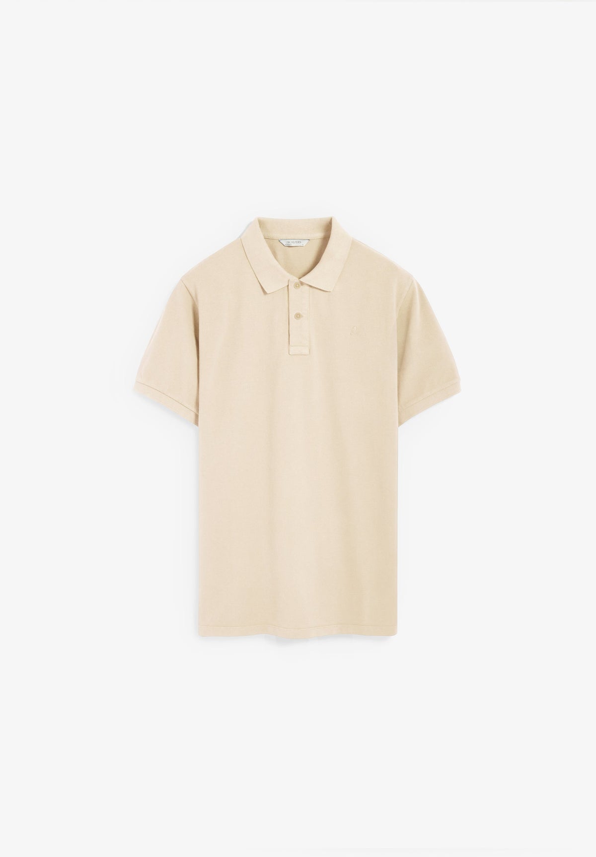 PIQUÉ POLO SHIRT WITH TONAL SKULL