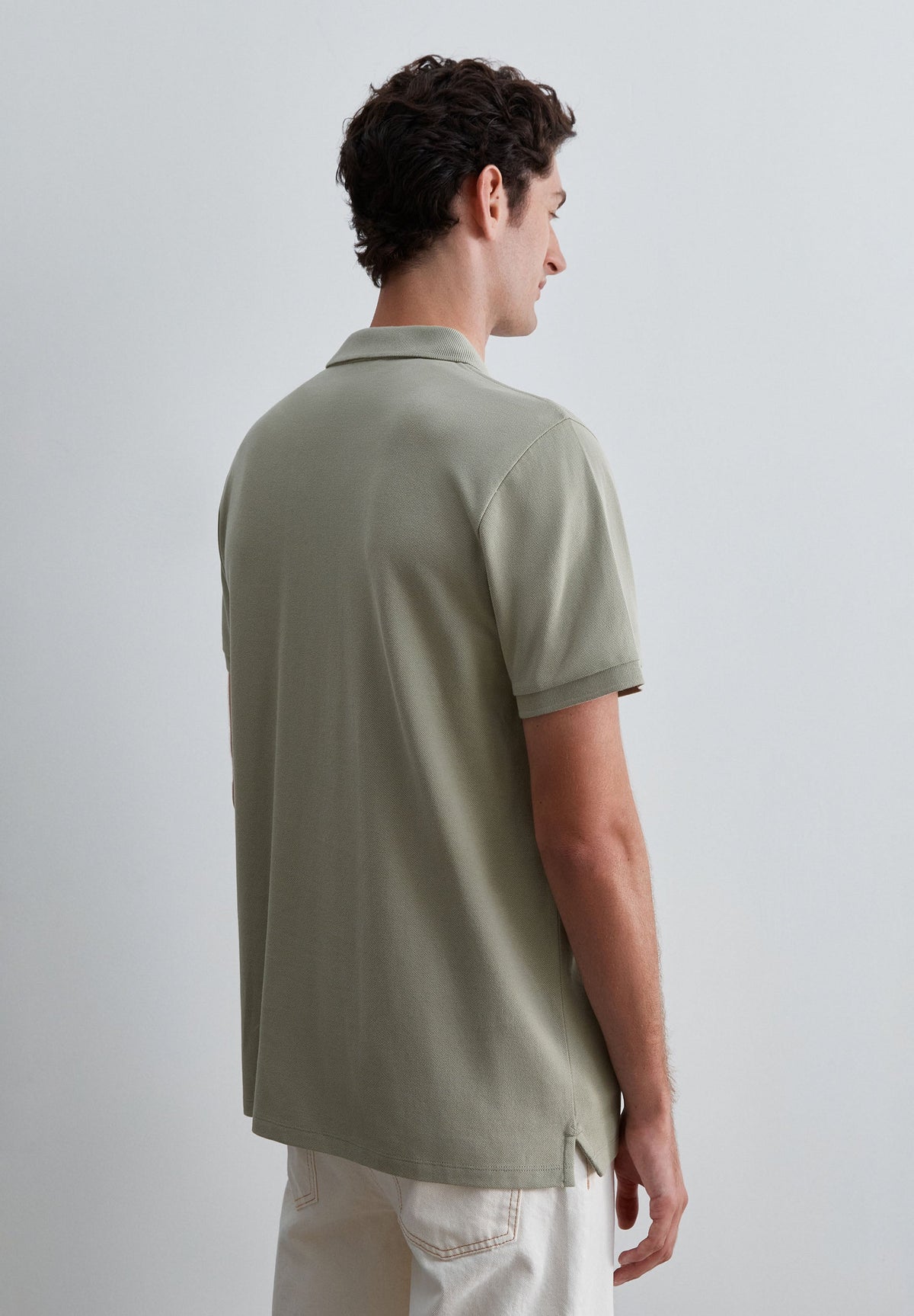 PIQUÉ POLO SHIRT WITH CONTRAST SKULL