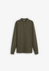 FADED LONG SLEEVE POLO SHIRT