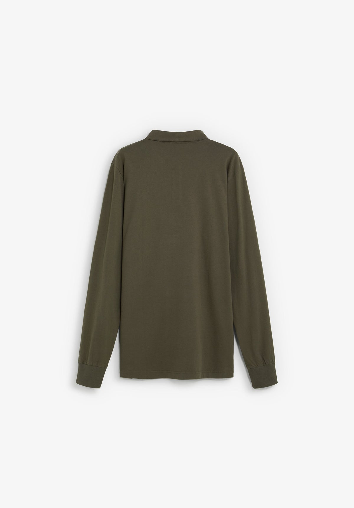 FADED LONG SLEEVE POLO SHIRT