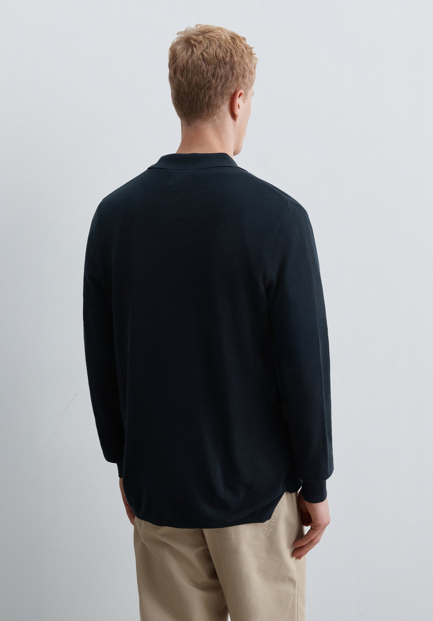 POLO SHIRT COLLAR SWEATER