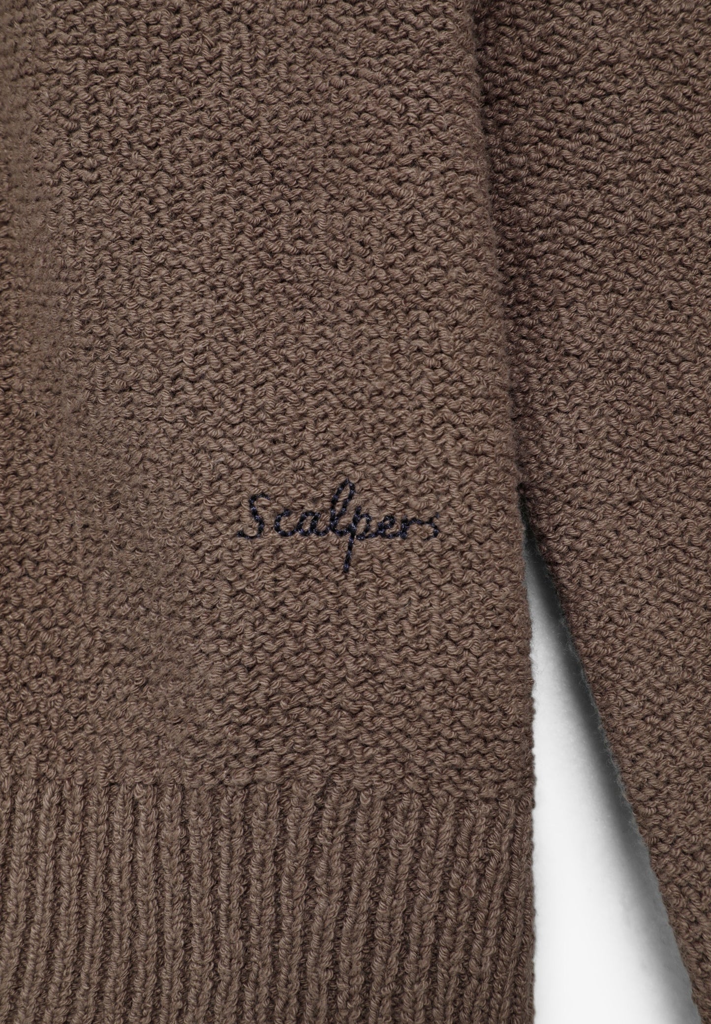 TEXTURED COTTON SWEATER