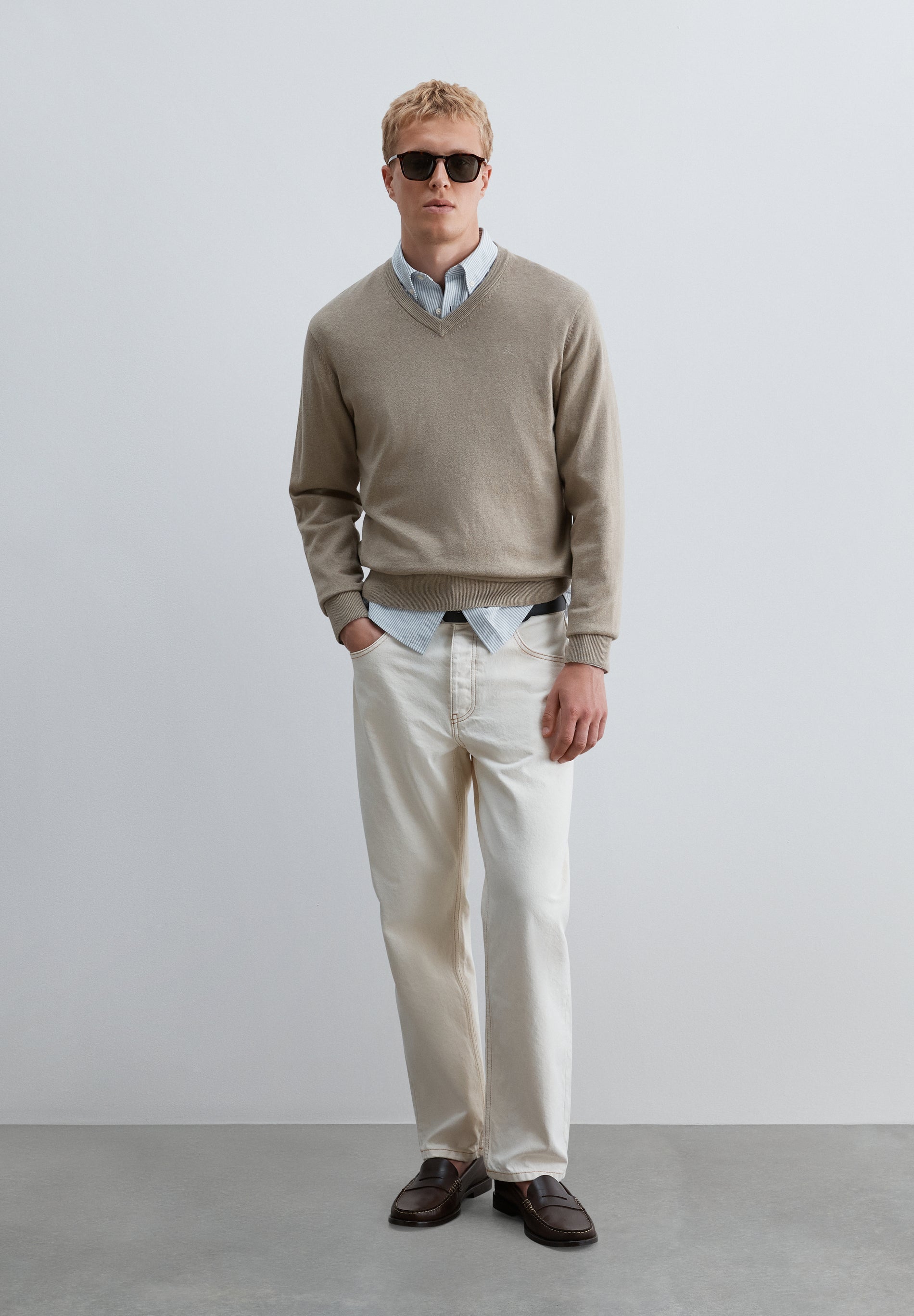 SCBASIC V NECK TRICOT