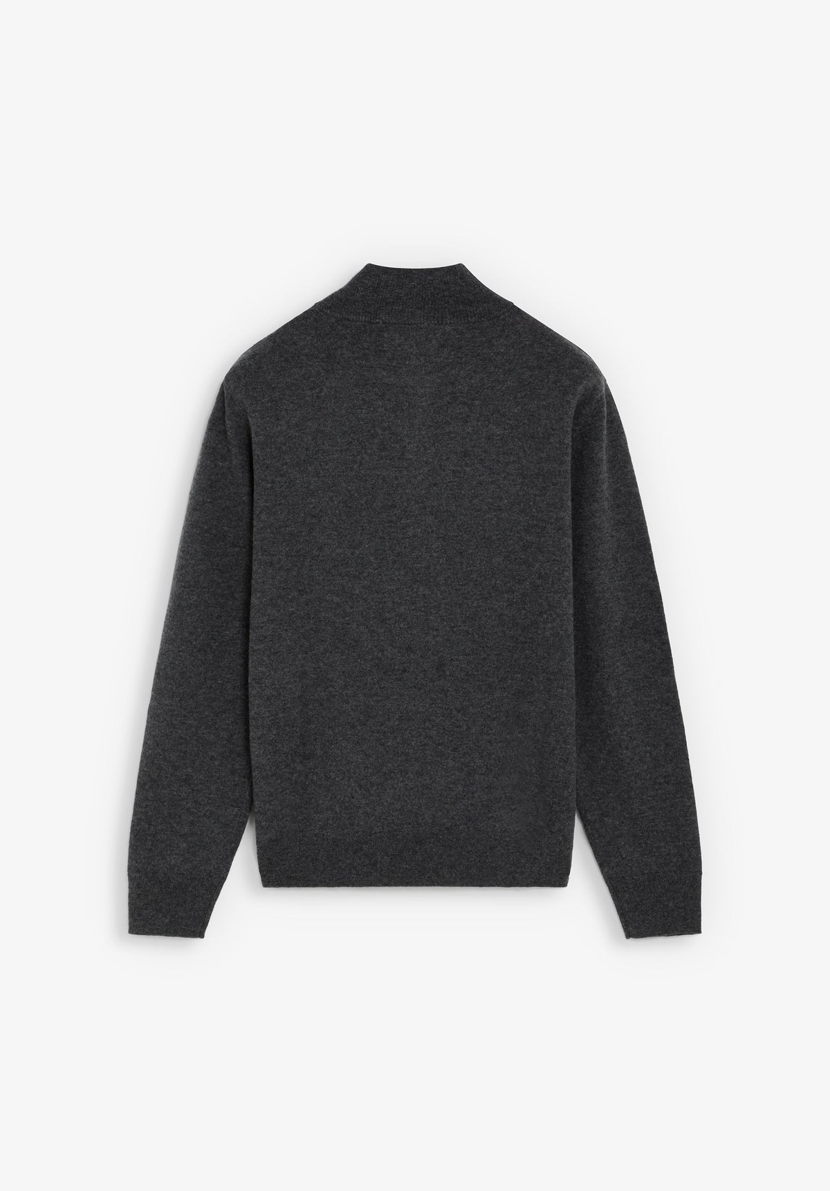 HALF-ZIP WOOL SWEATER