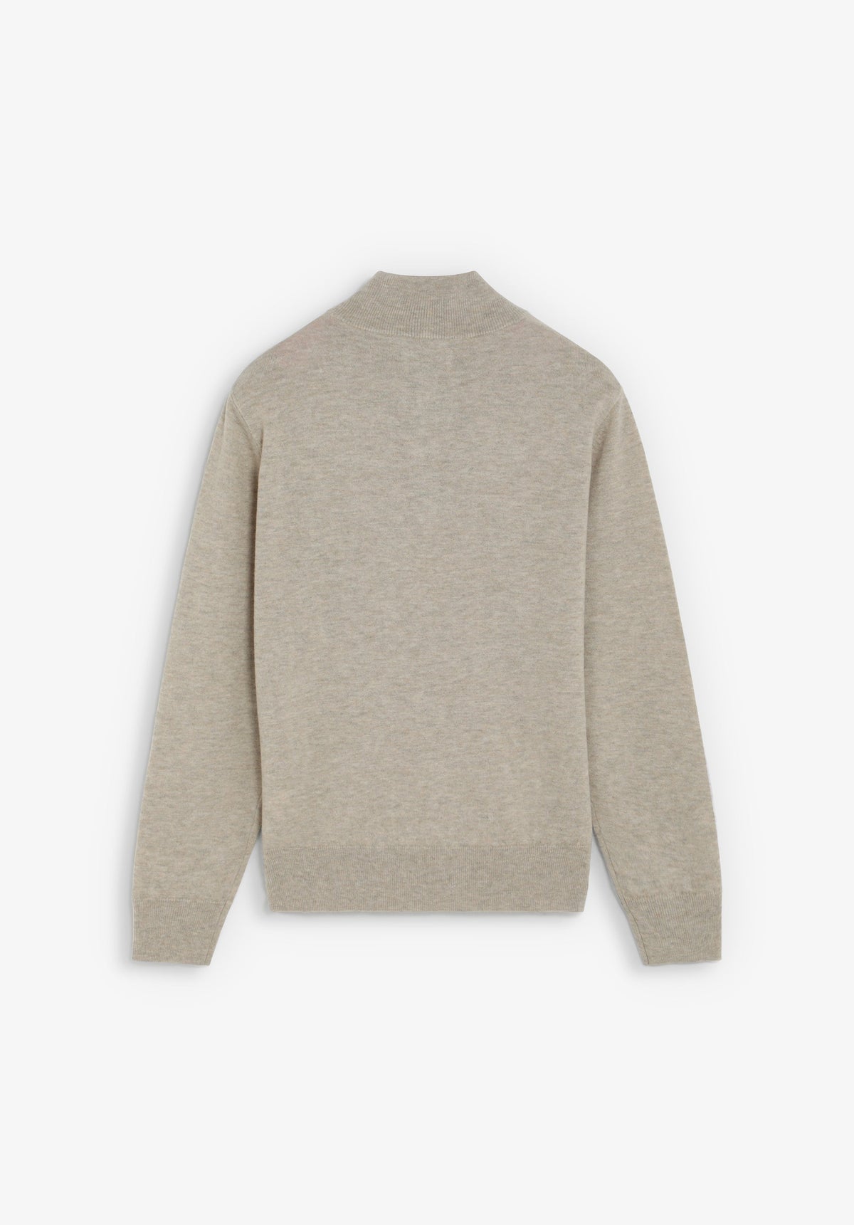 HALF-ZIP WOOL SWEATER