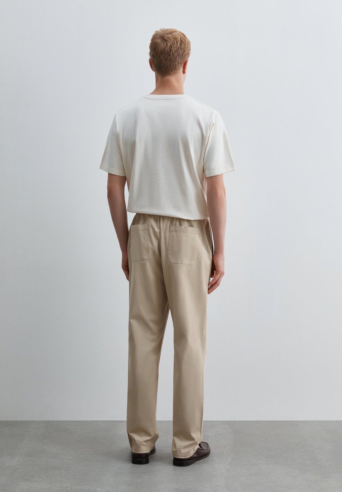 RELAXED FIT DRAWSTRING TROUSERS