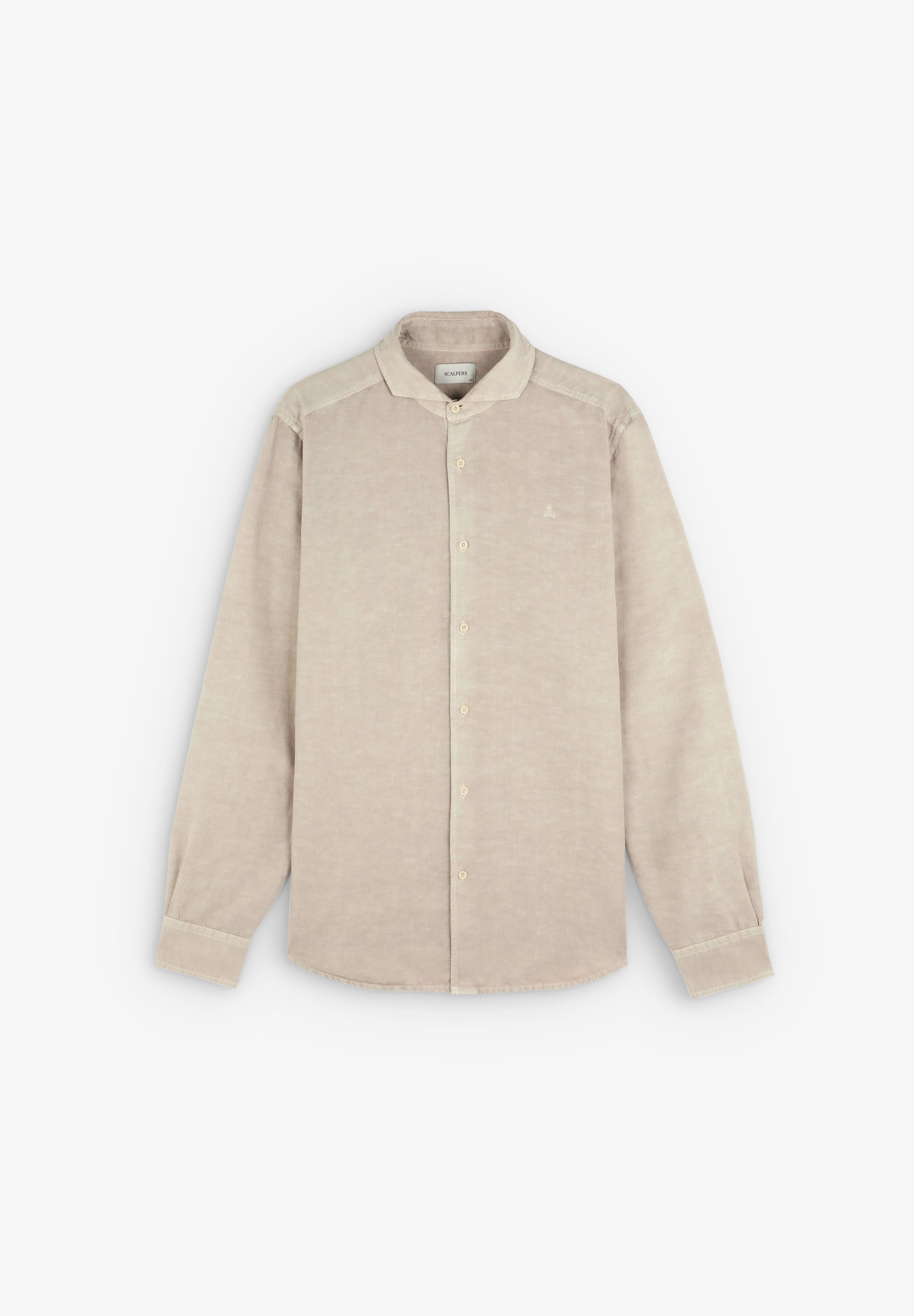 LINEN SKULL SHIRT