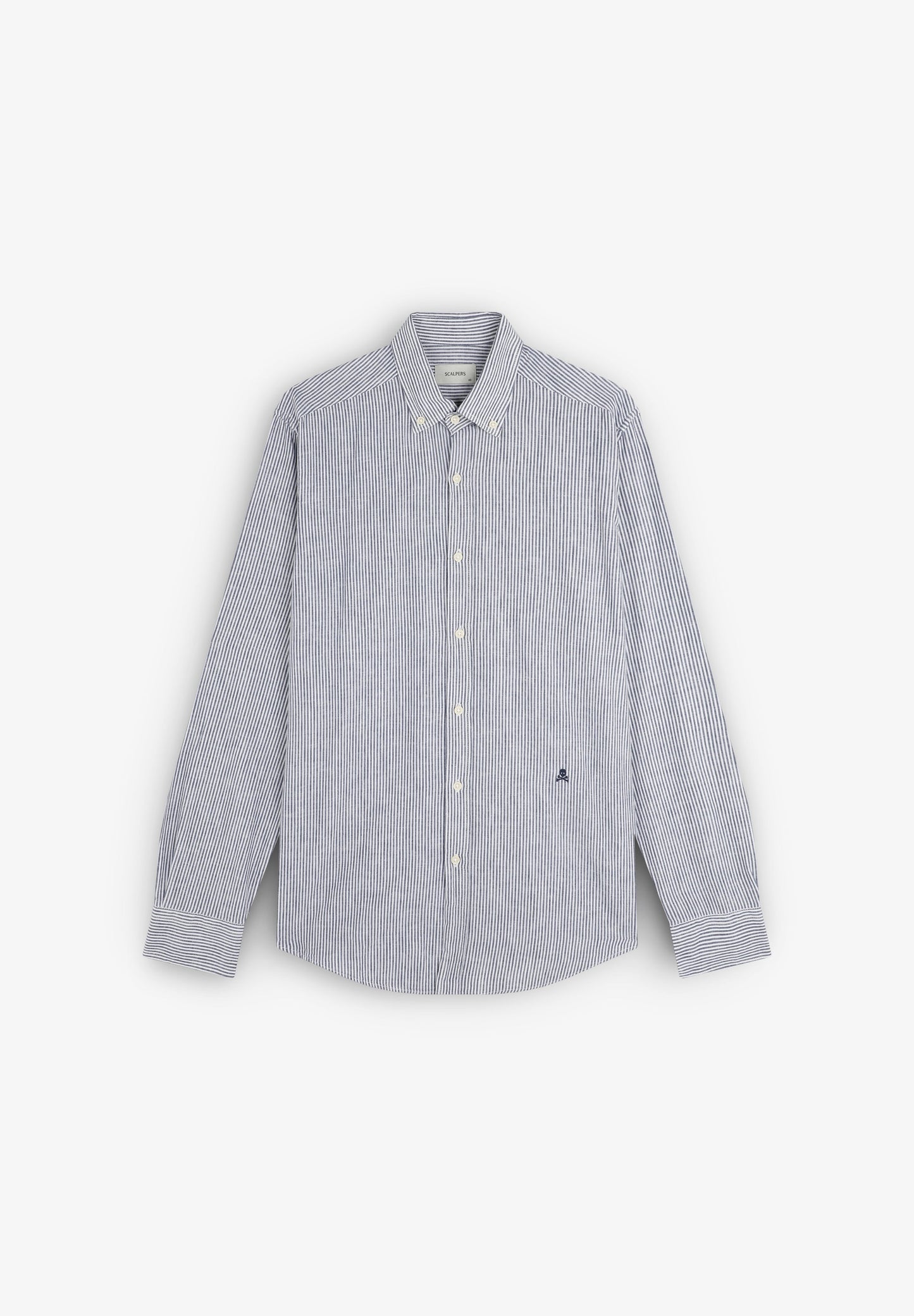 SCSTRIPED LINEN BD SHIRT