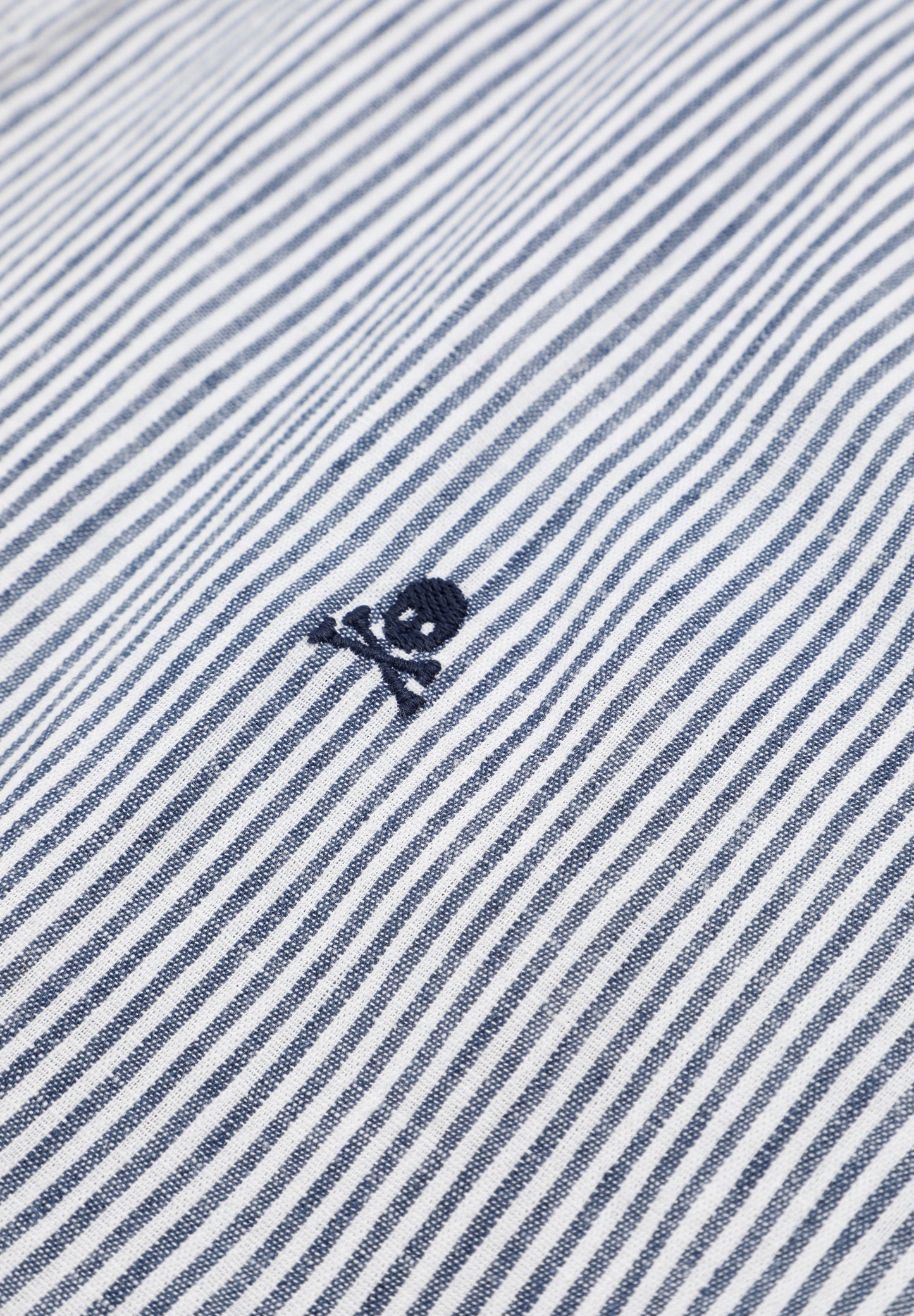 SCSTRIPED LINEN BD SHIRT