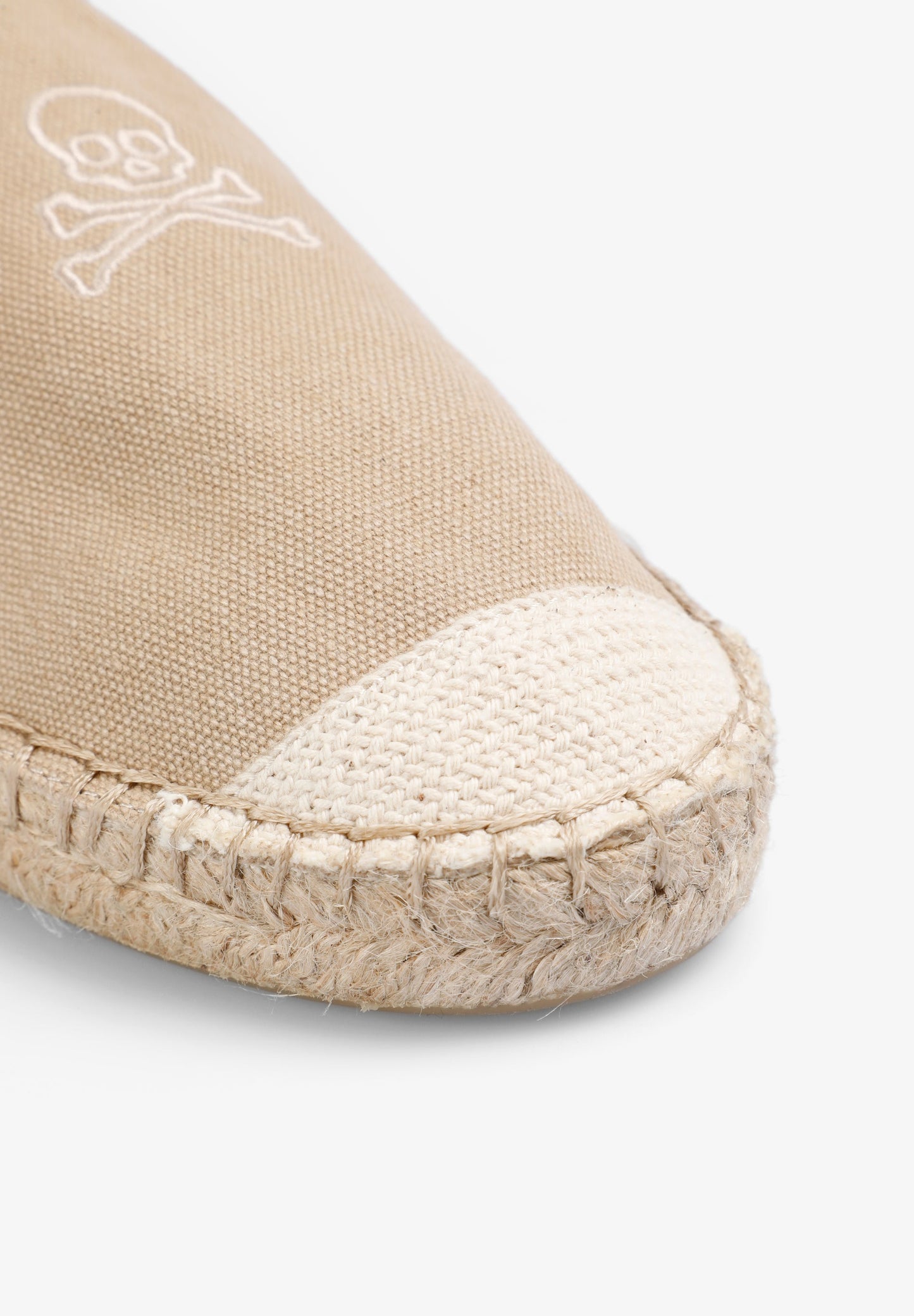 KNIT ESPADRILLES WITH CONTRAST SKULL
