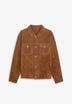 LEATHER JACKET WITH BUTTONS