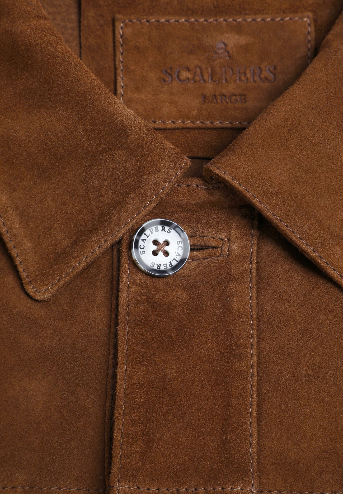 LEATHER JACKET WITH BUTTONS