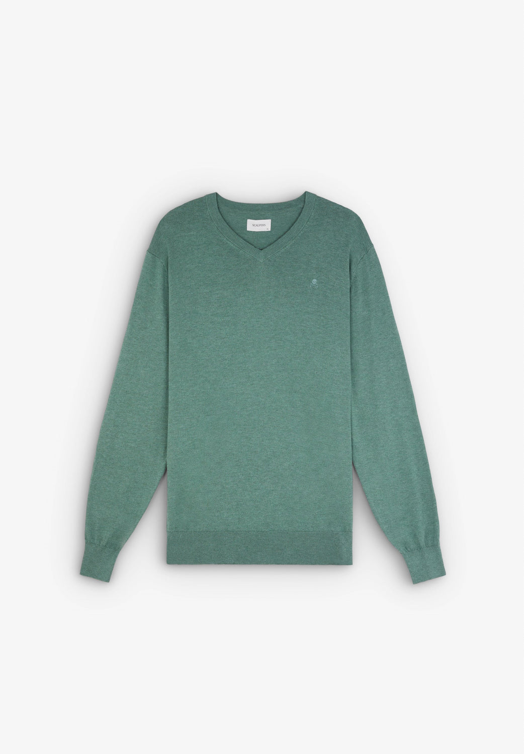 SCSKULL V NECK TRICOT - Scalpers