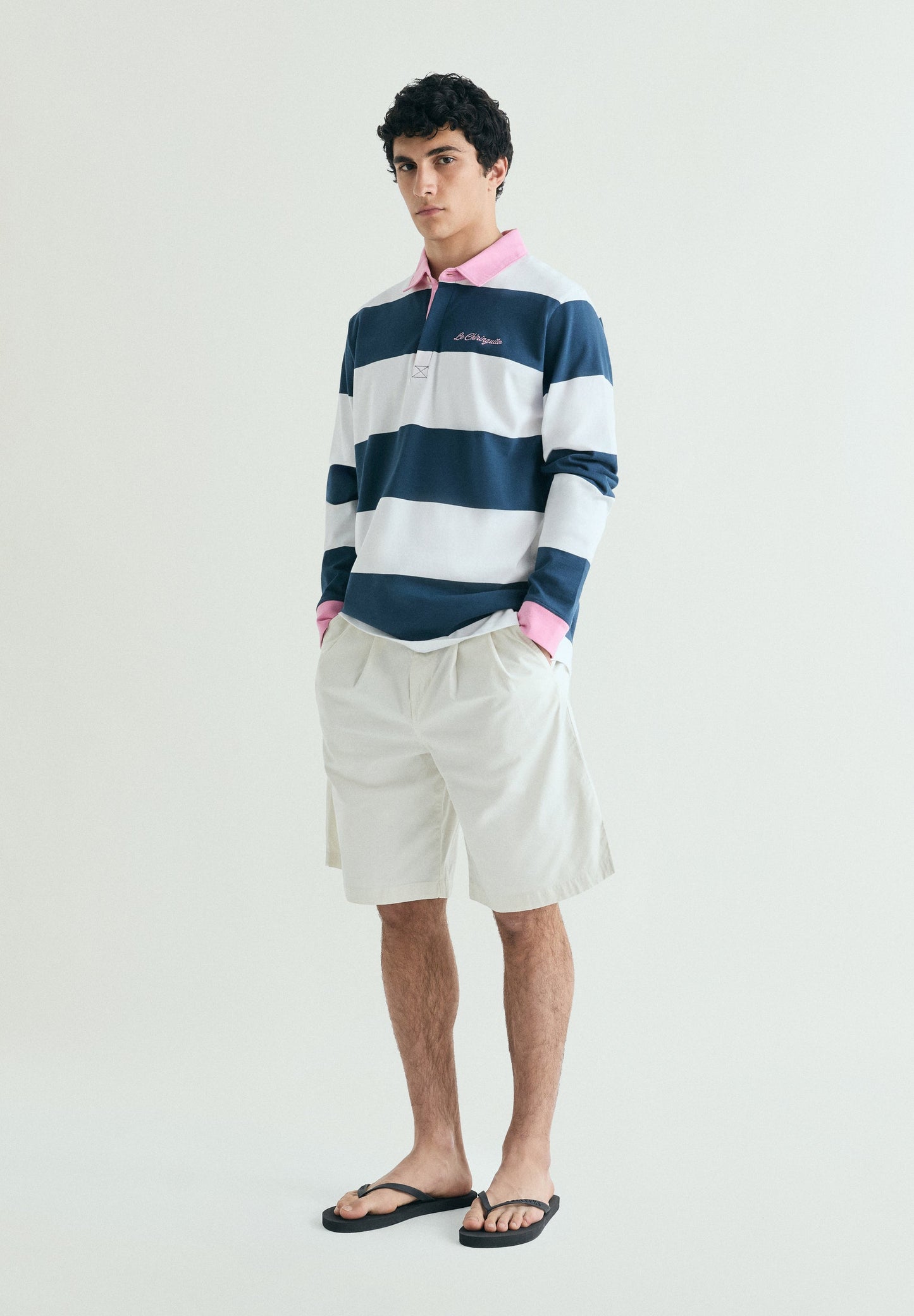 CONTRAST POLO SWEATSHIRT | LE CHIRINGUITO
