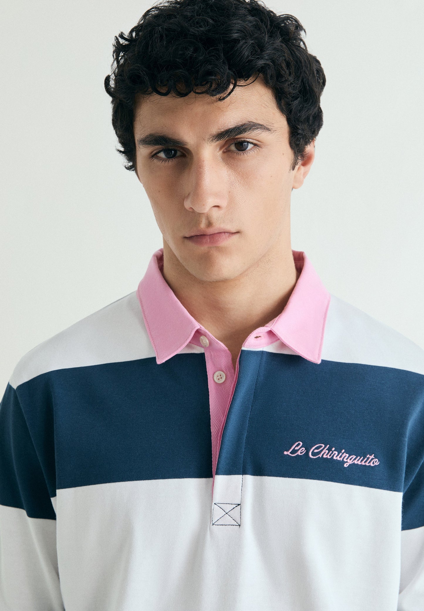 CONTRAST POLO SWEATSHIRT | LE CHIRINGUITO