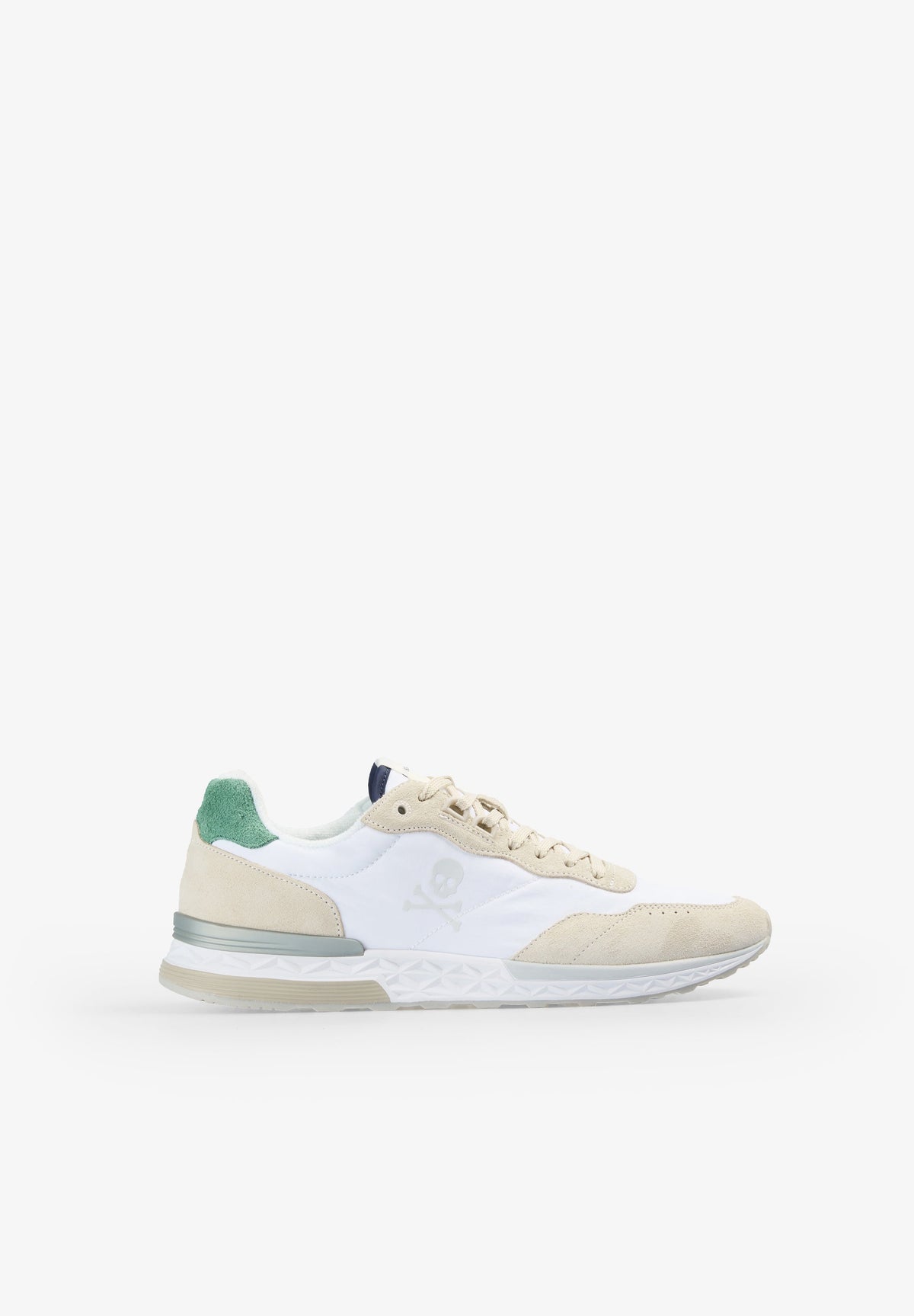 CONTRAST SUEDE SNEAKERS