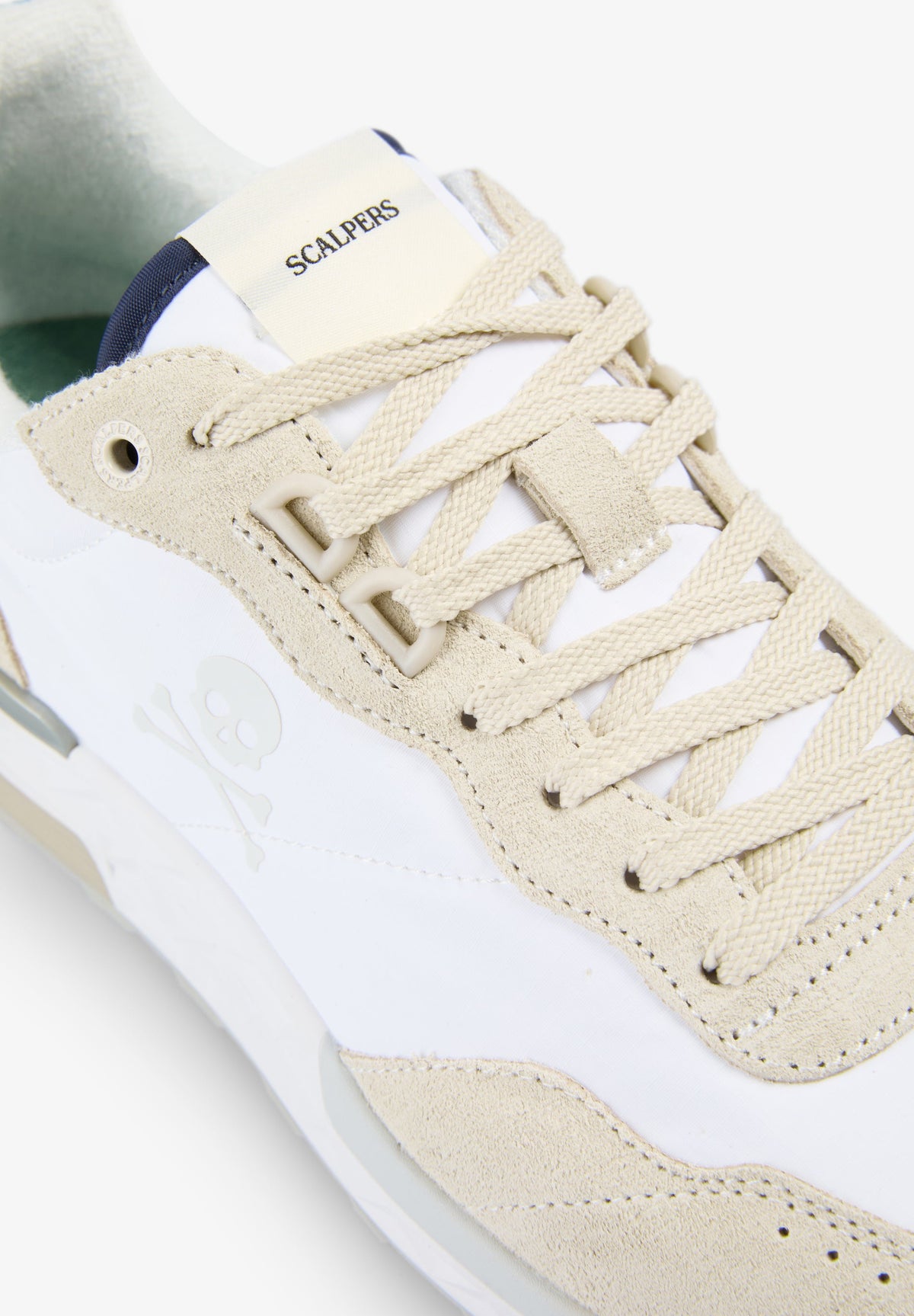 CONTRAST SUEDE SNEAKERS
