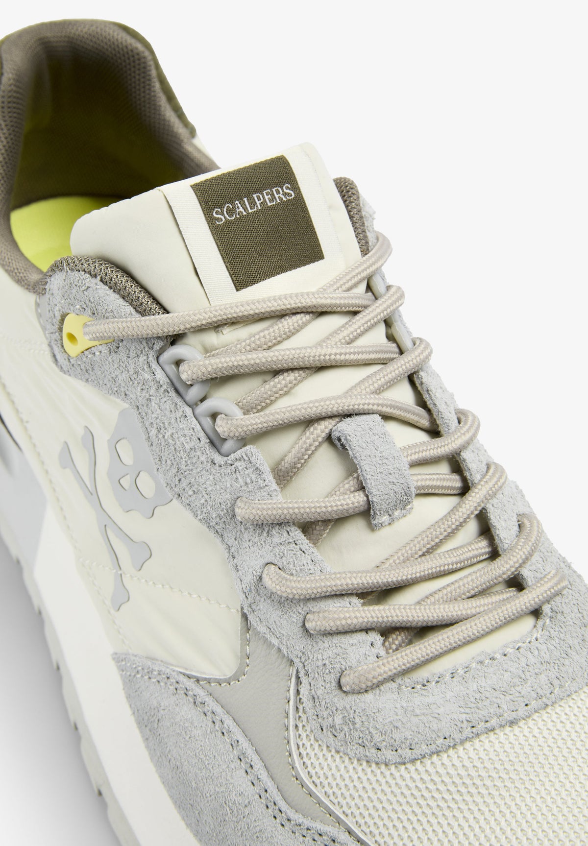 COMBINED LEATHER SNEAKERS