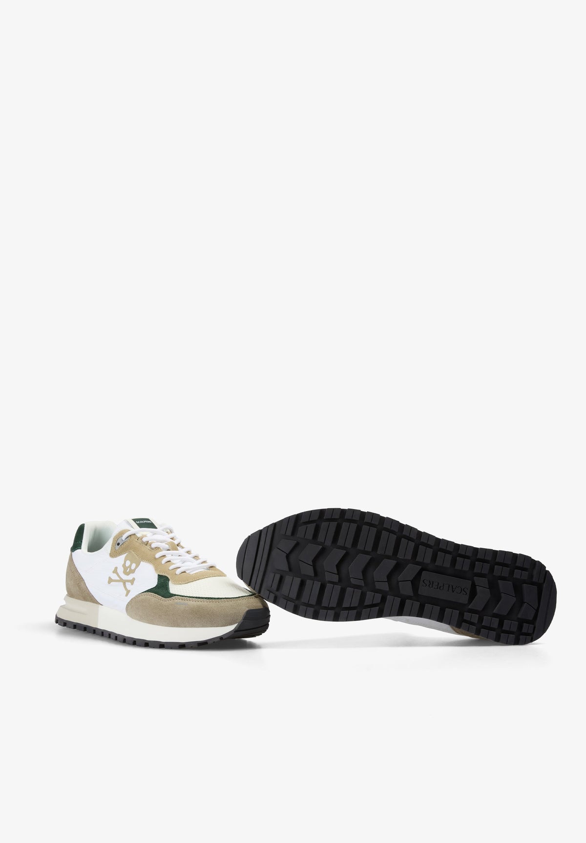 COMBINED LEATHER SNEAKERS