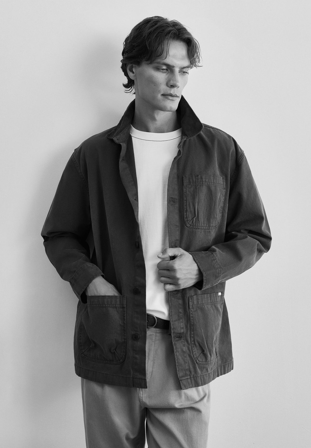 FADED OVERSHIRT WITH POCKETS