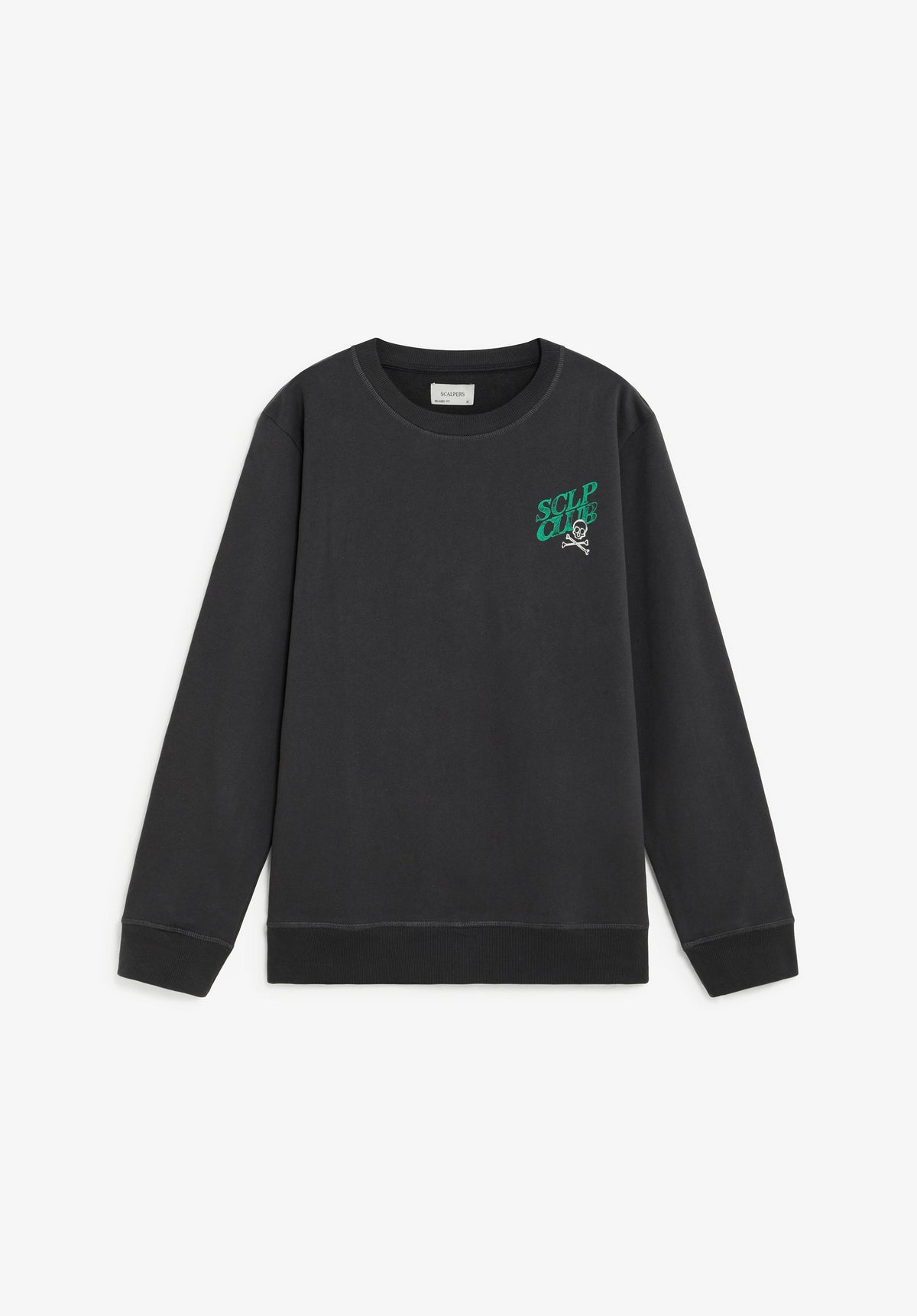 CONTRAST PRINT SWEATSHIRT