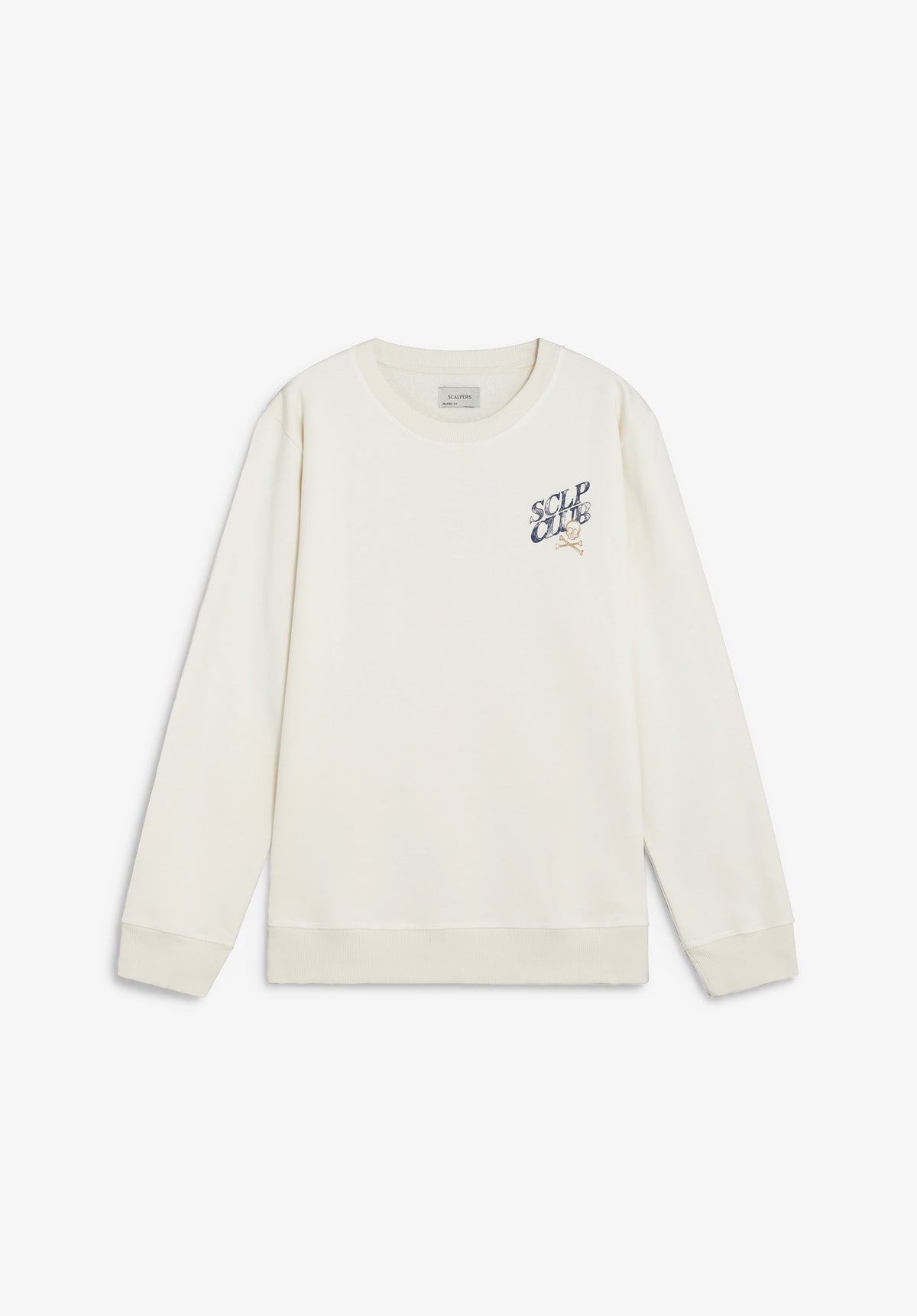 CONTRAST PRINT SWEATSHIRT