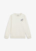 CONTRAST PRINT SWEATSHIRT