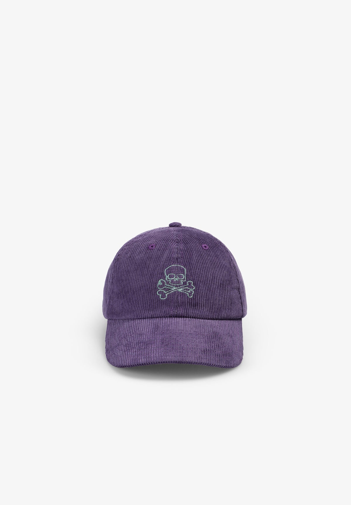 CORDUROY CAP WITH SKULL