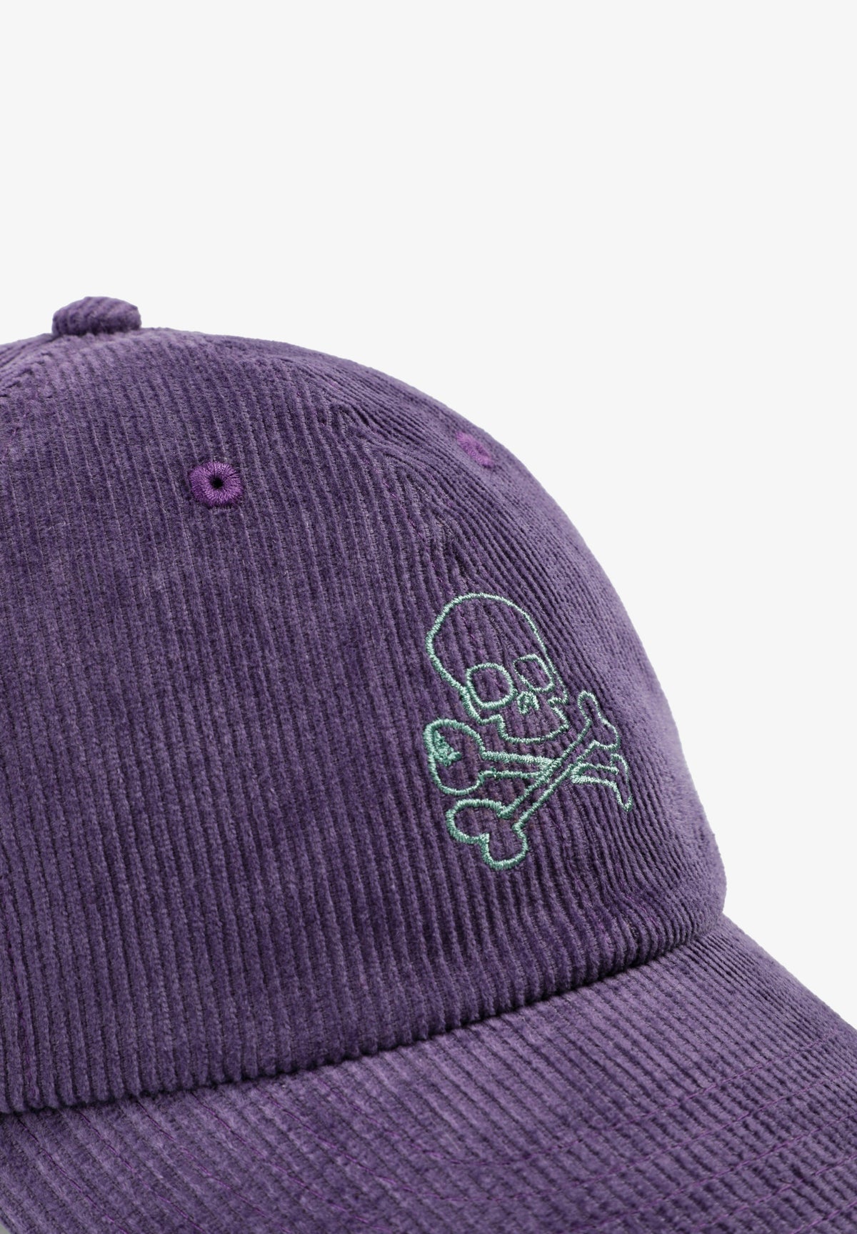 CORDUROY CAP WITH SKULL
