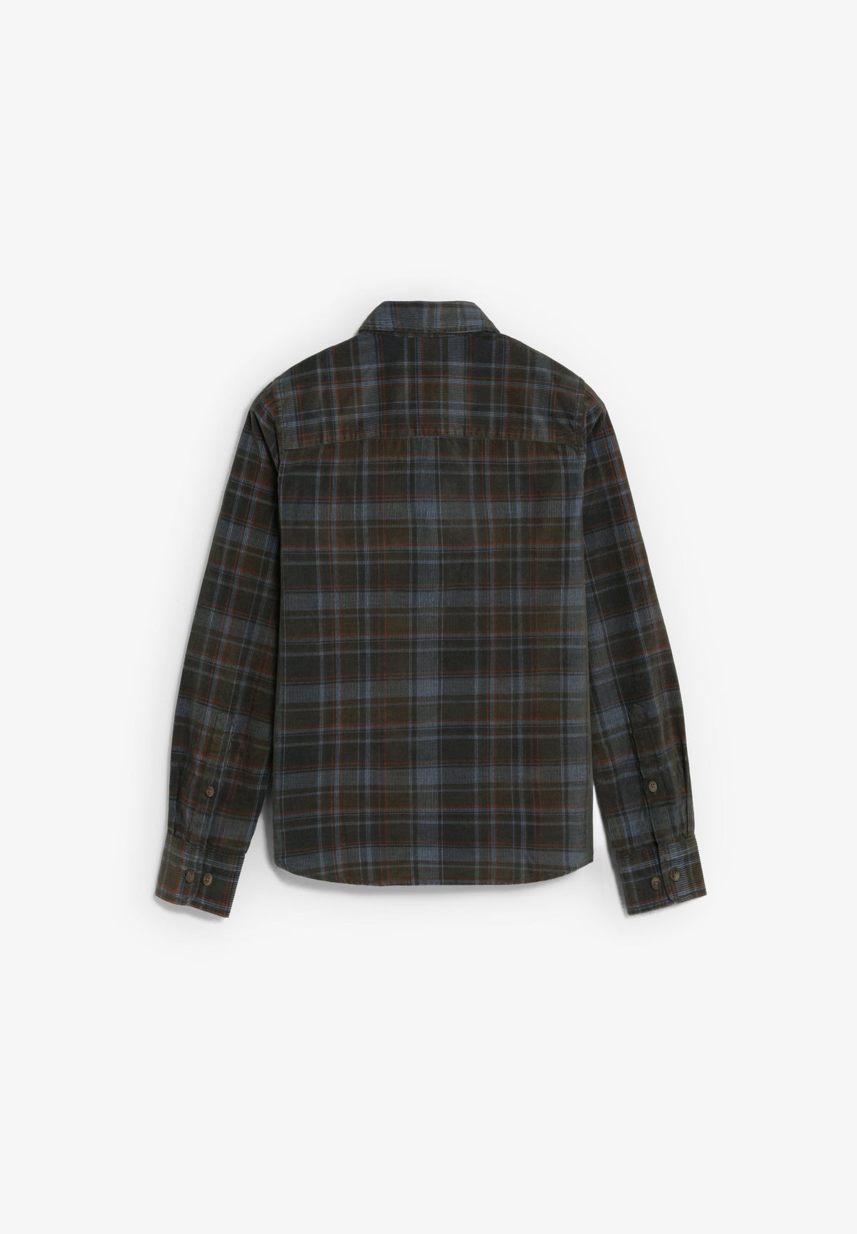 CHECK CORDUROY PRINT SHIRT