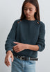 COMBINED KNIT SWEATER WITH CUT-OUTS