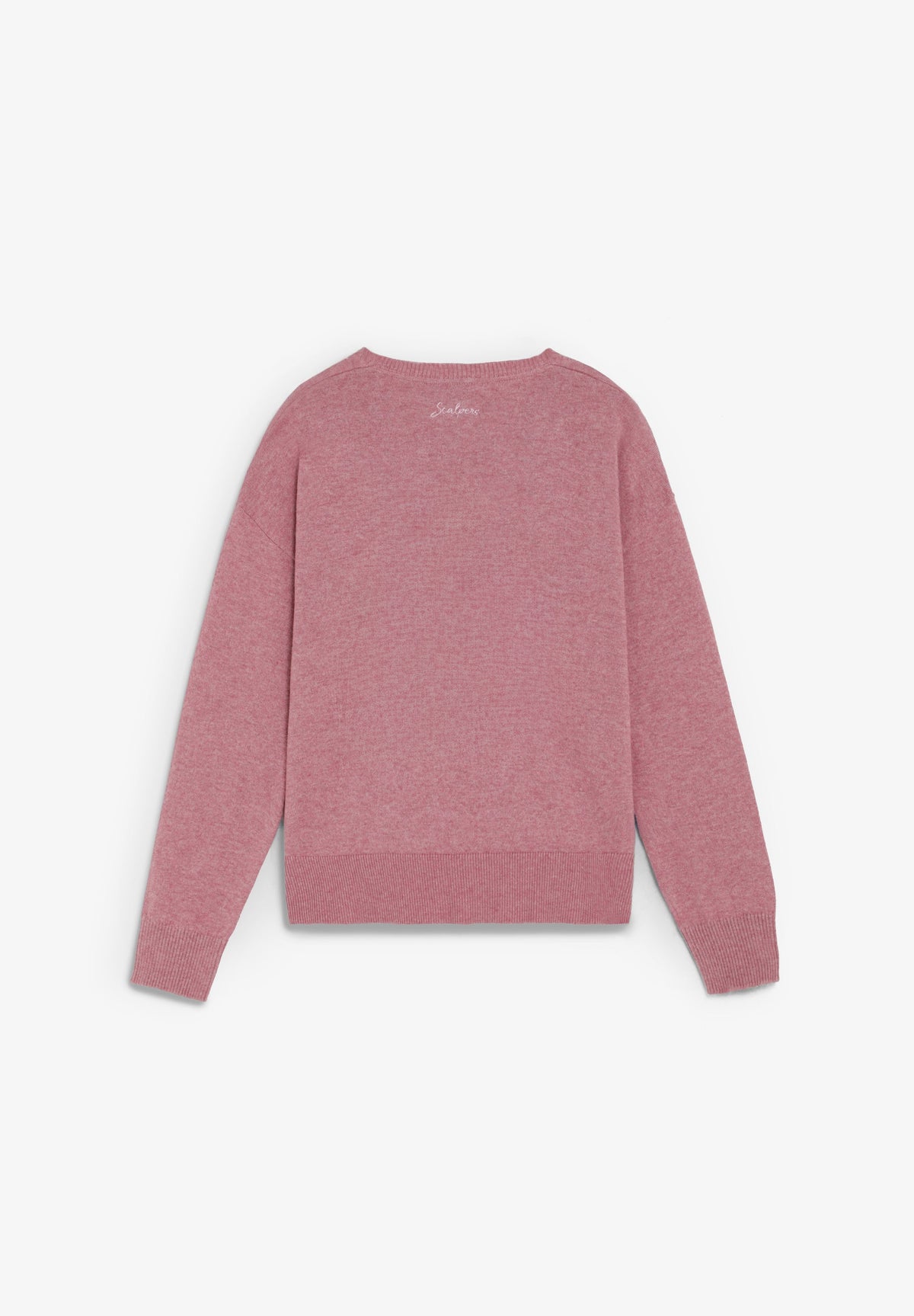 SWEATER WITH GLITTER SKULL