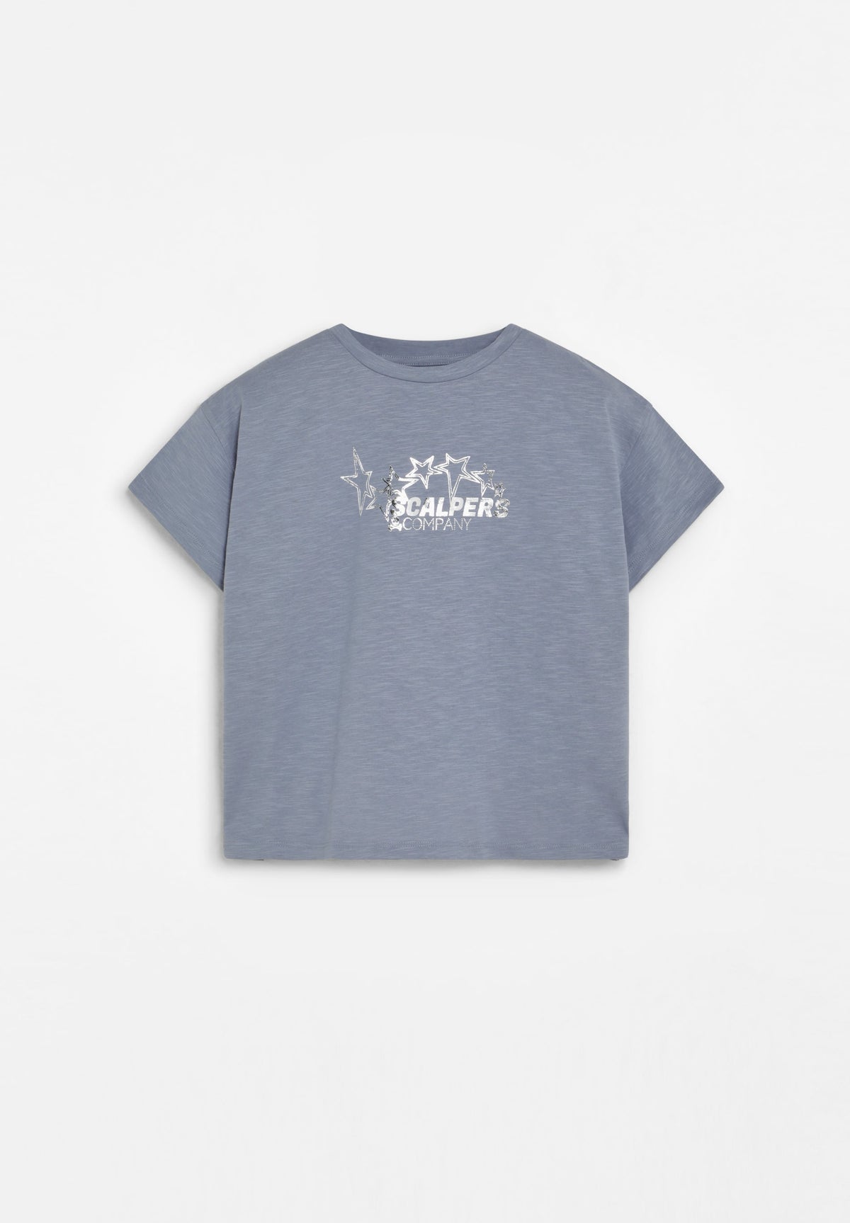 METALLIC PRINT RELAXED T-SHIRT