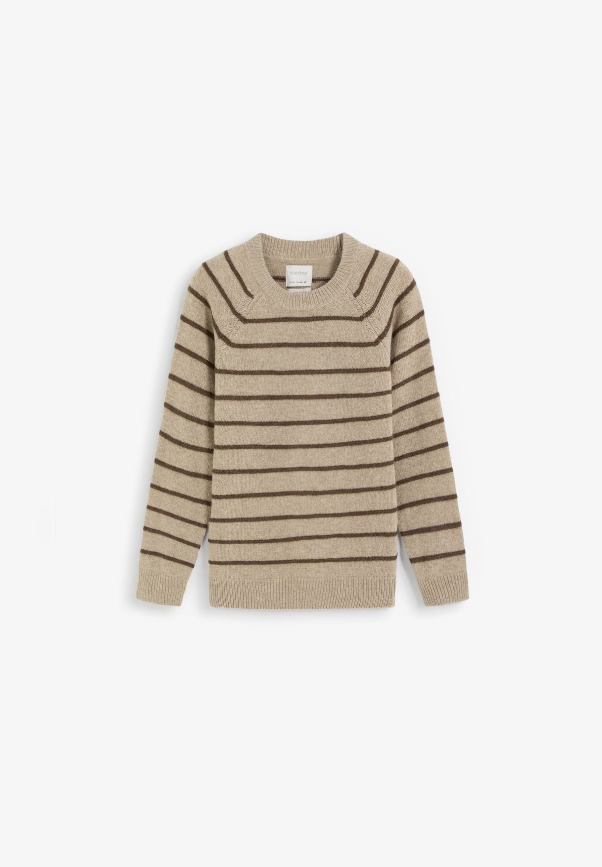 STRIPED FINE KNIT SWEATER