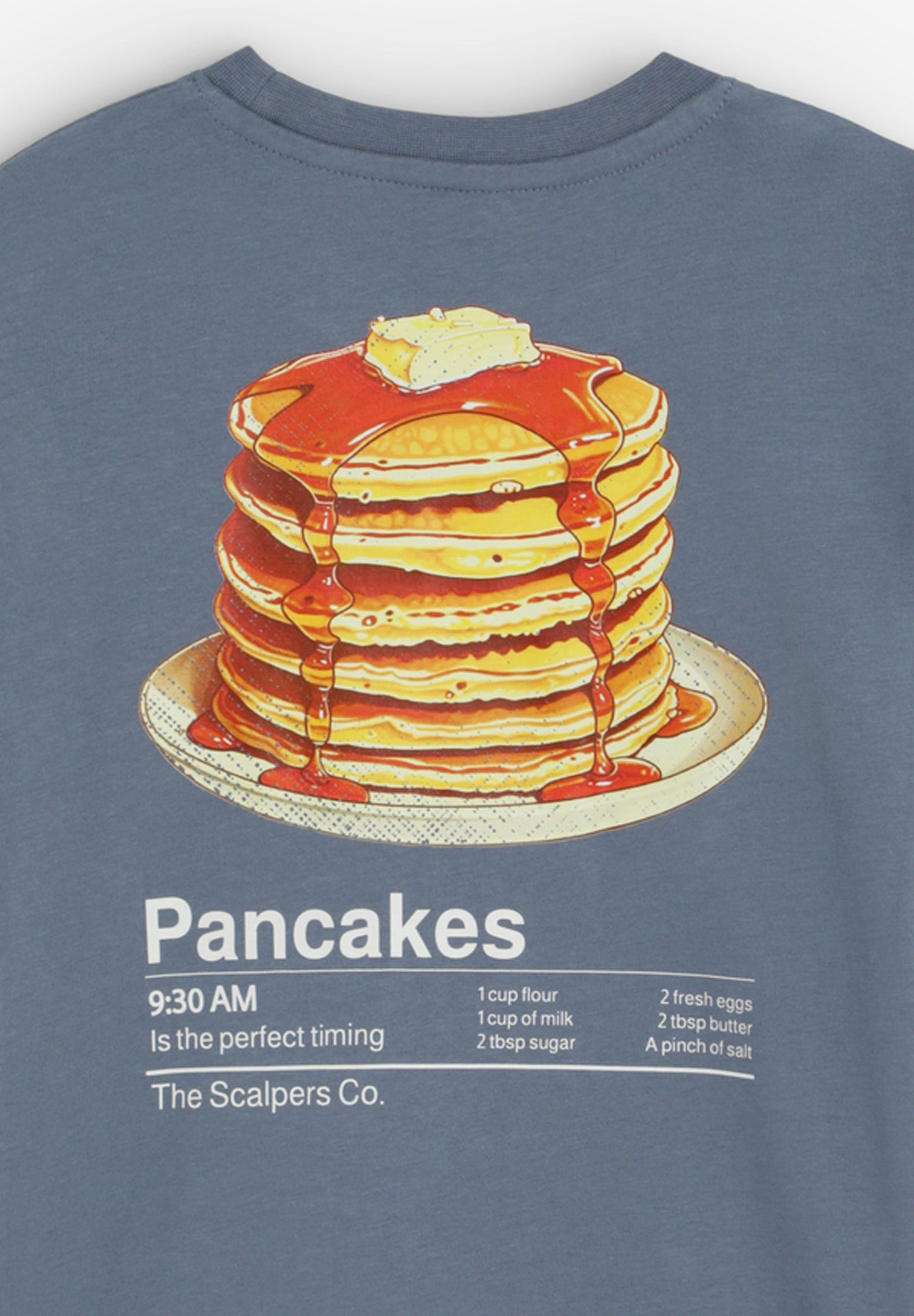 T-SHIRT WITH PANCAKE PRINT