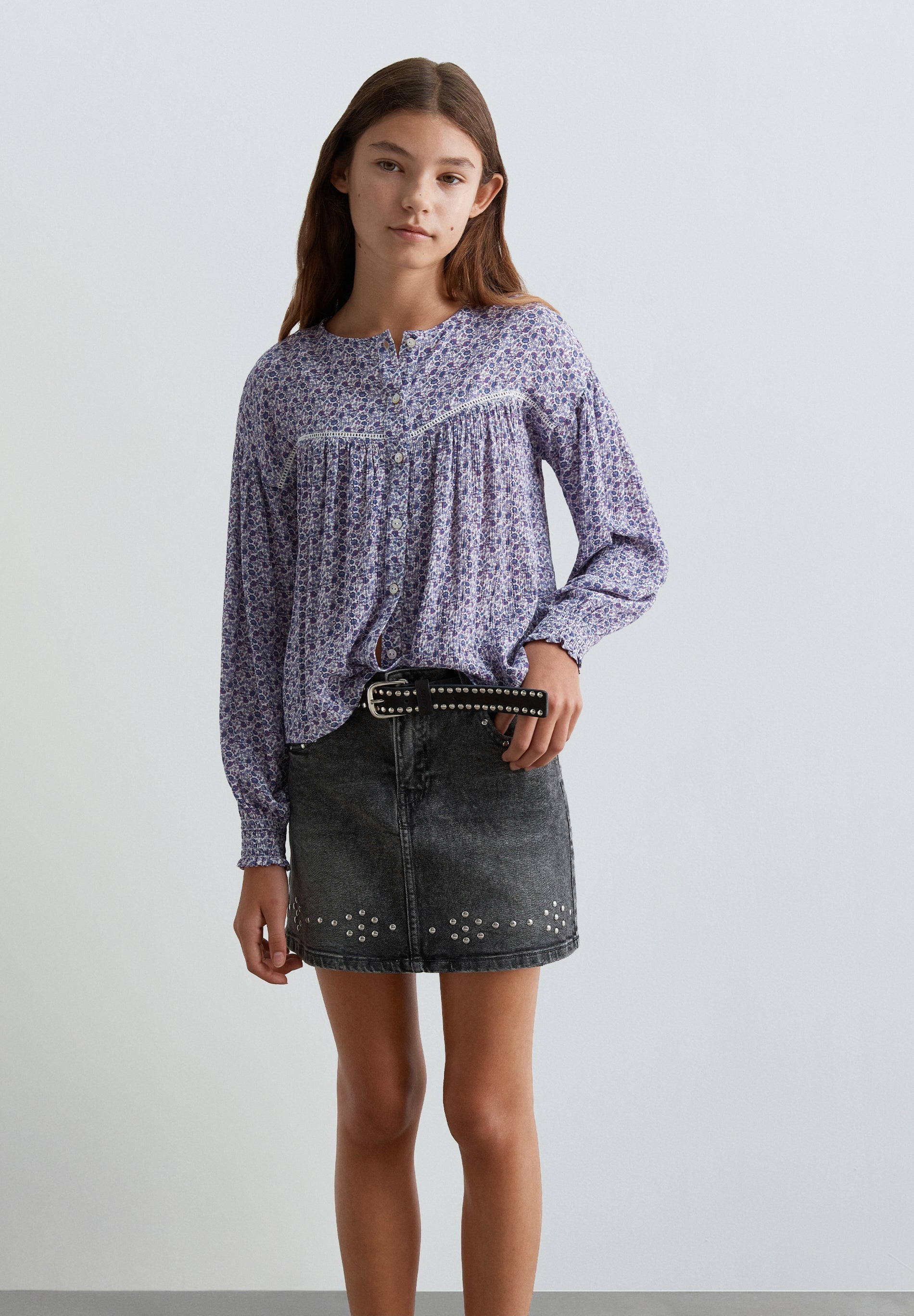 FLORAL PRINT BLOUSE