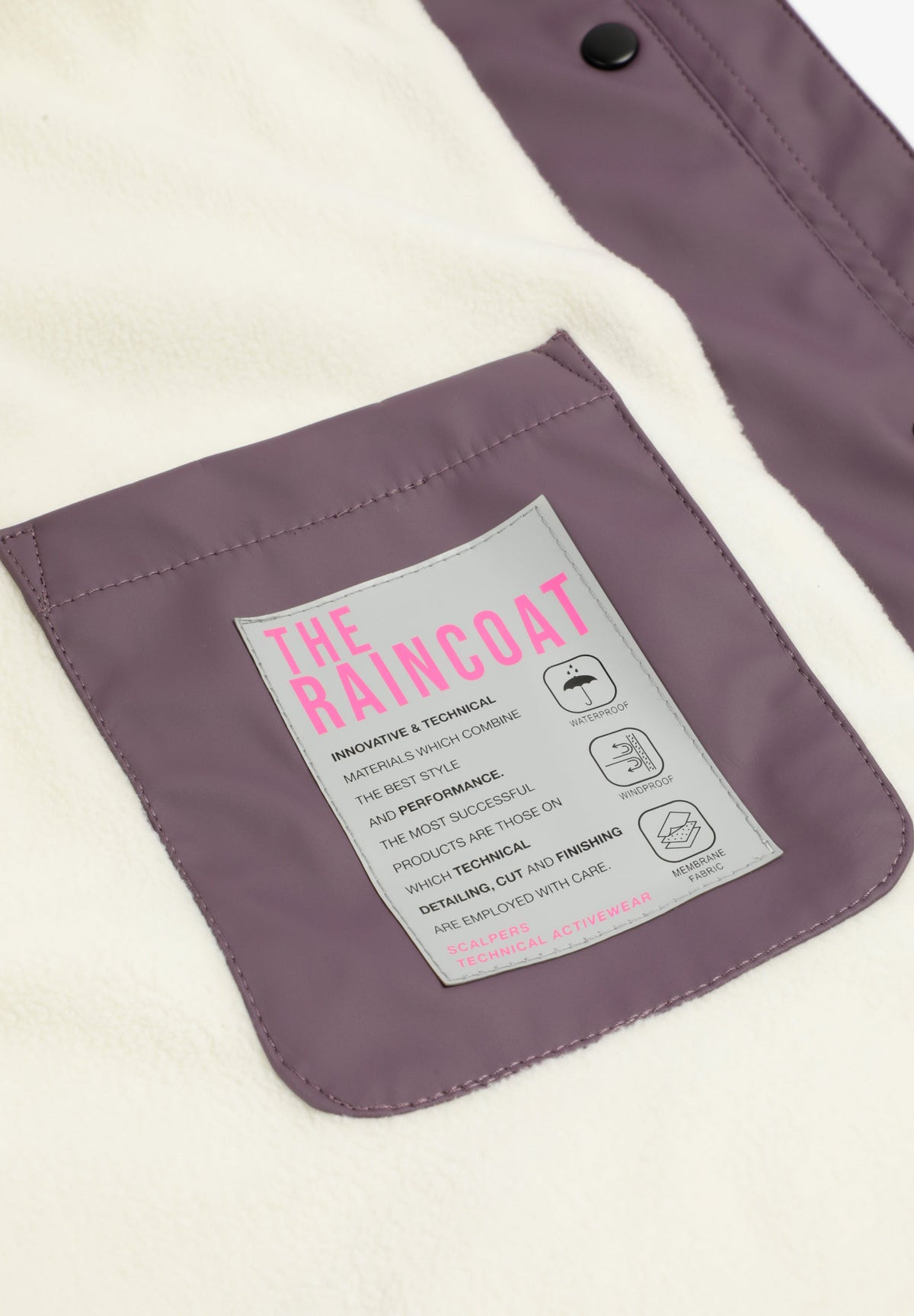 WATERPROOF RAINCOAT WITH HOOD