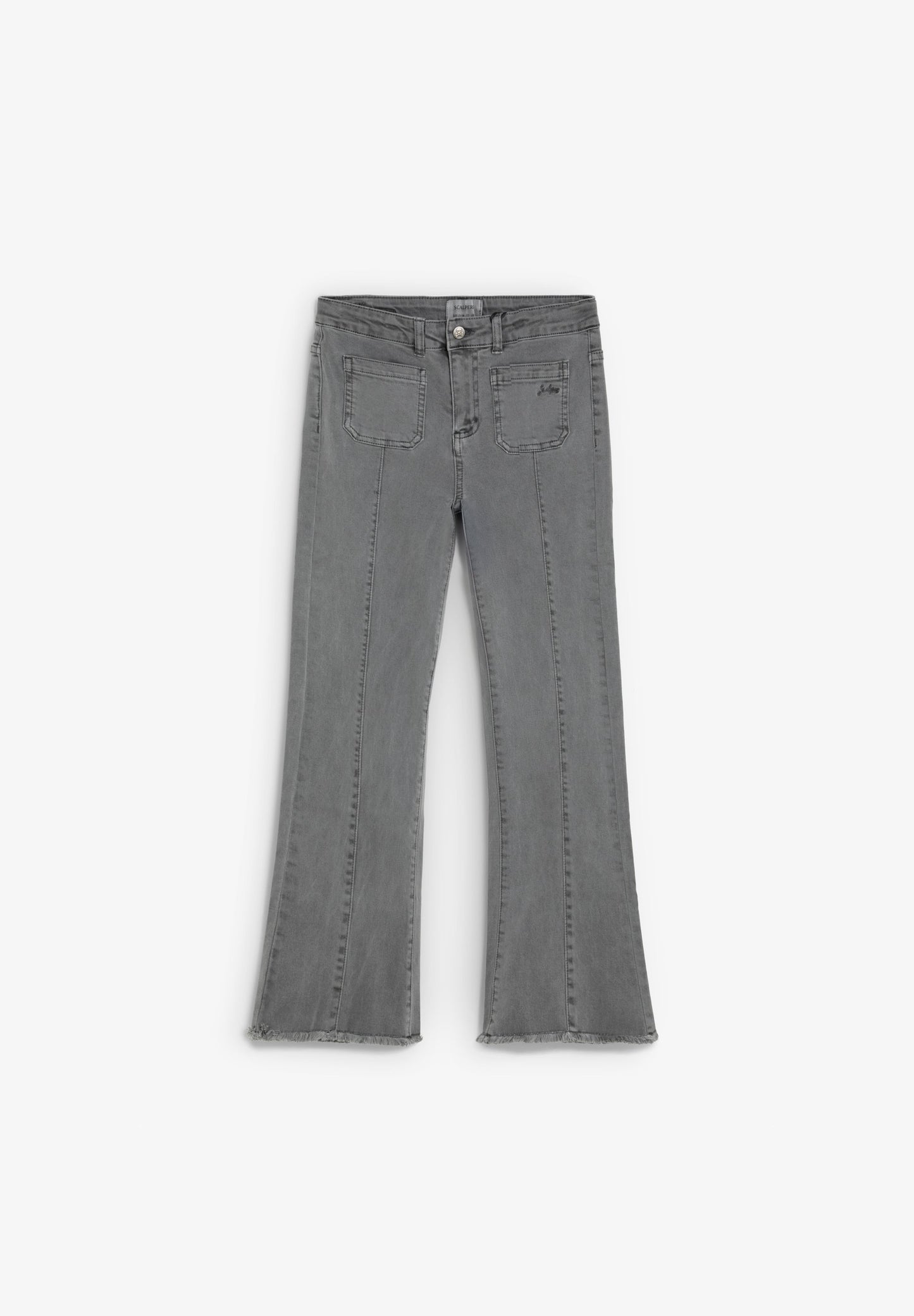FLARED TROUSERS WITH SEAMS