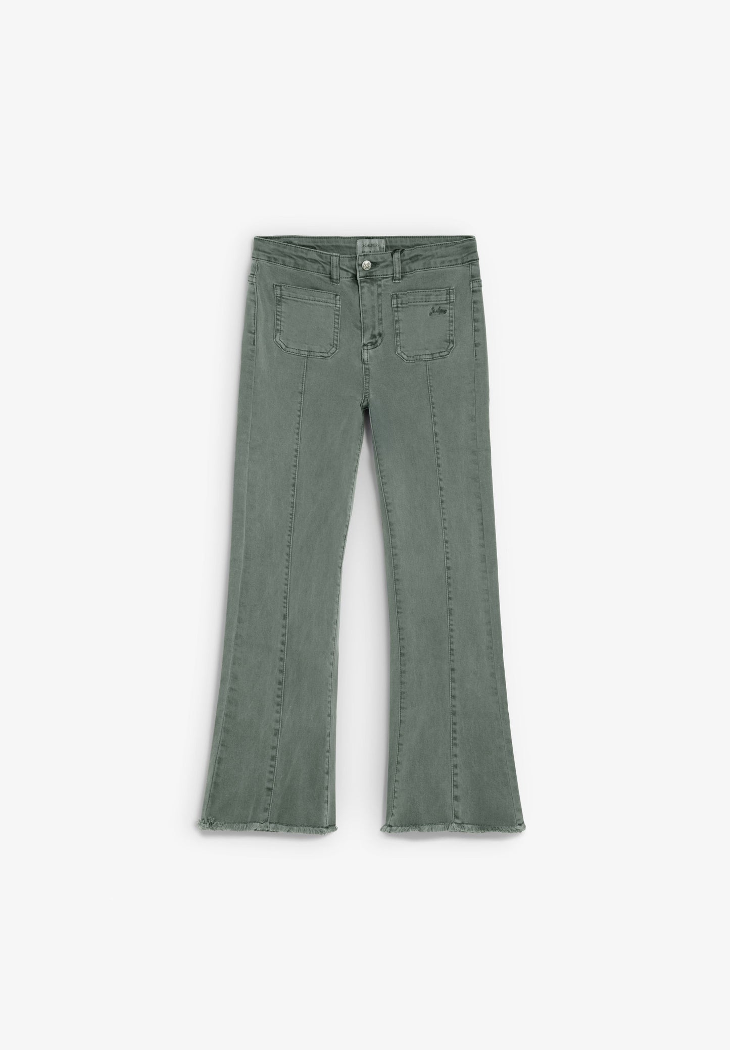 FLARED TROUSERS WITH SEAMS
