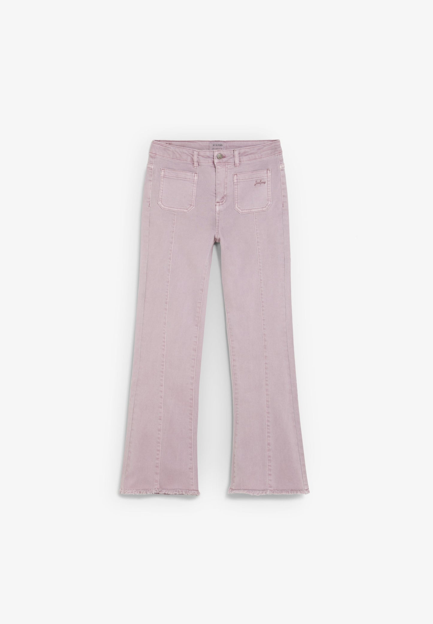 FLARED TROUSERS WITH SEAMS