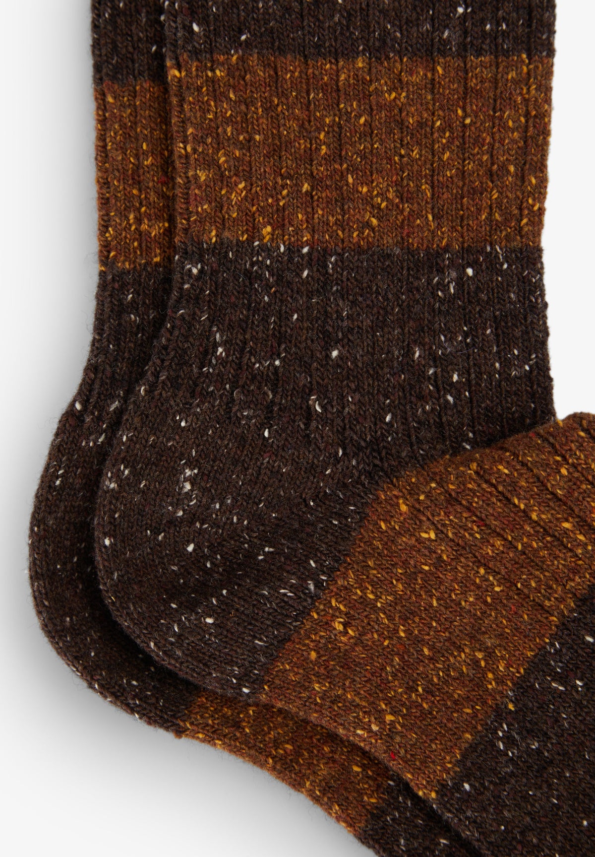 STRIPED RIBBED SOCKS