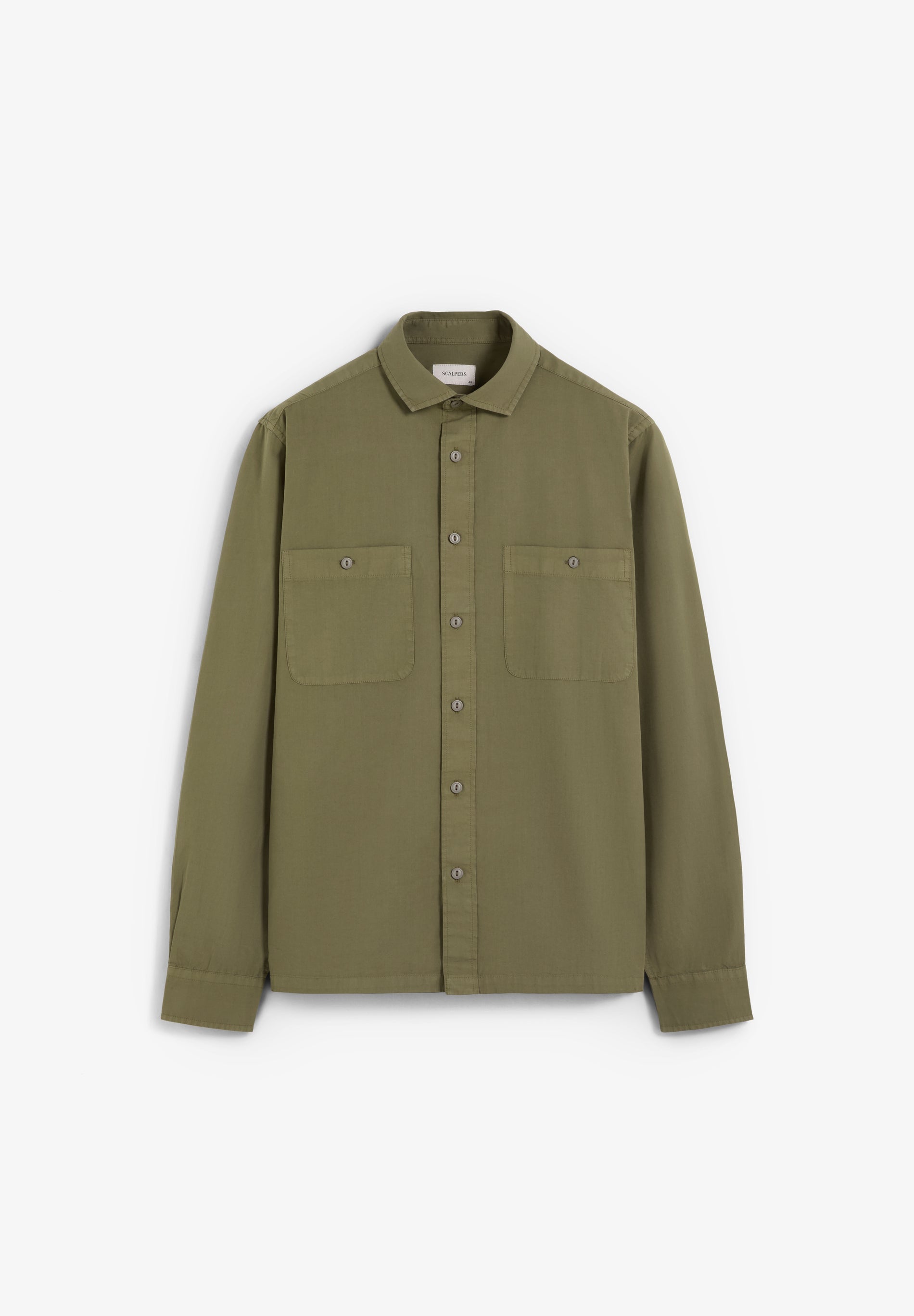 SCPOPELIN POCKET SHIRT