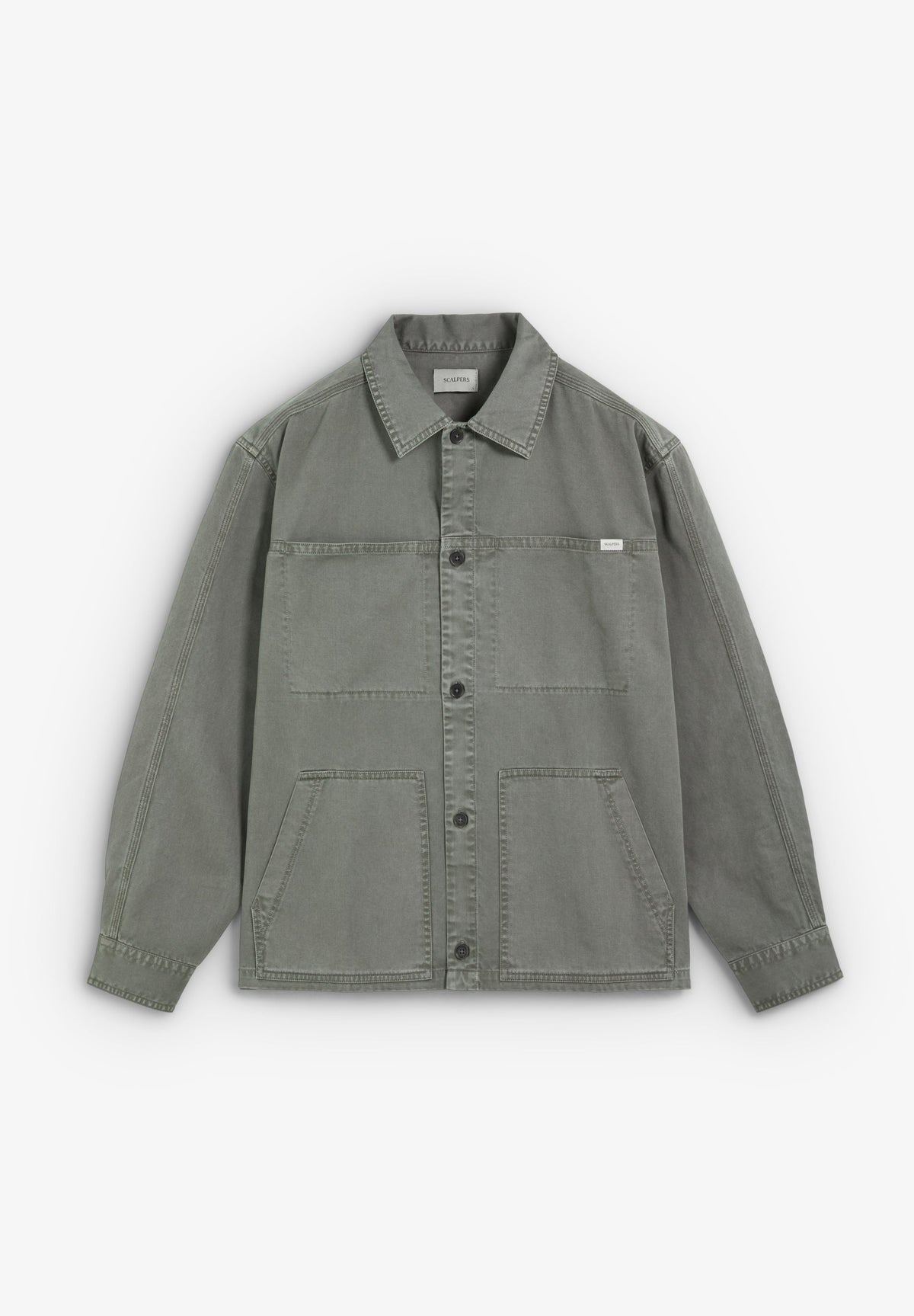 MILITARY OVERSHIRT WITH POCKETS