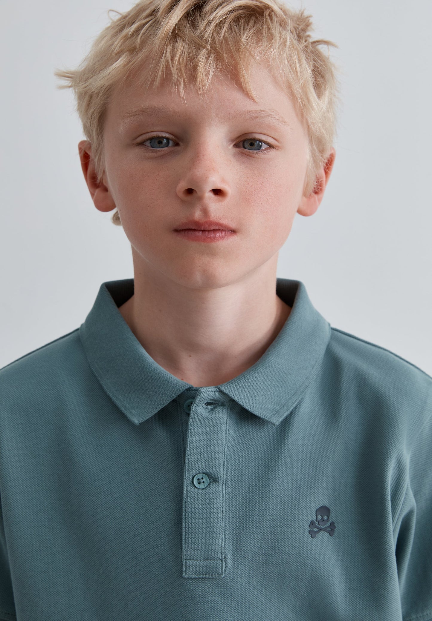 BASIC POLO SHIRT WITH SKULL