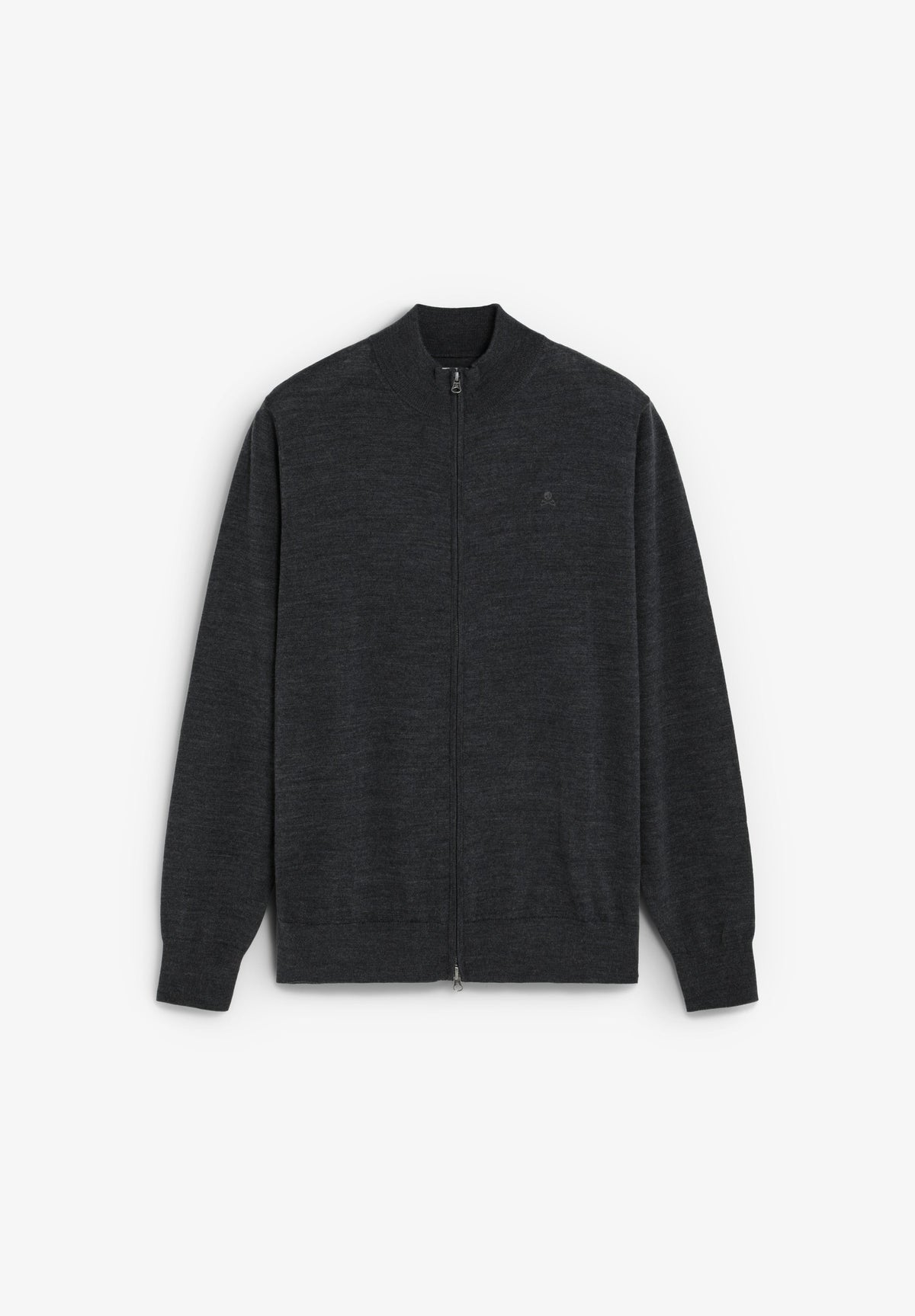 ZIP-UP WOOL CARDIGAN