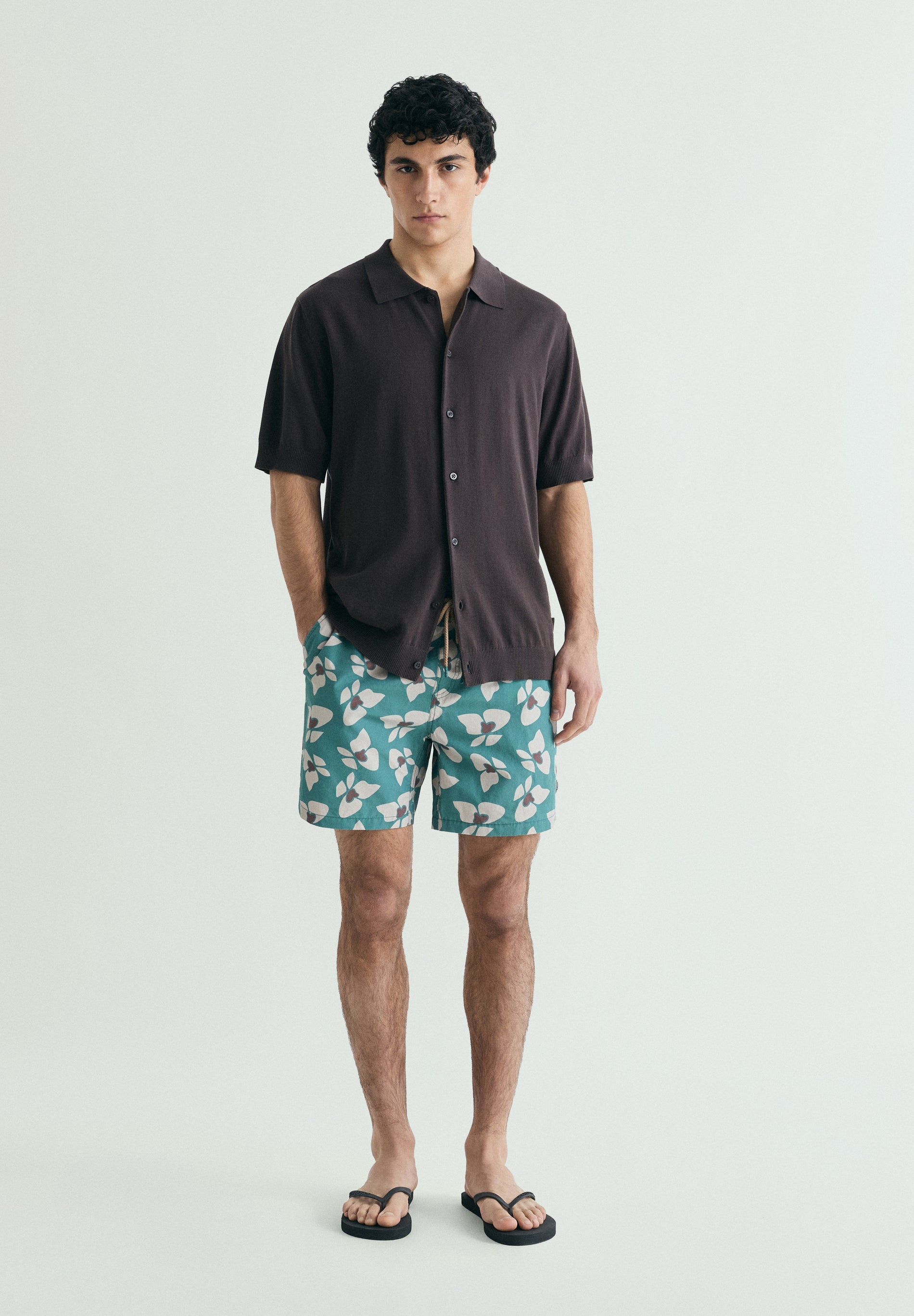 PRINTED SWIMMING TRUNKS